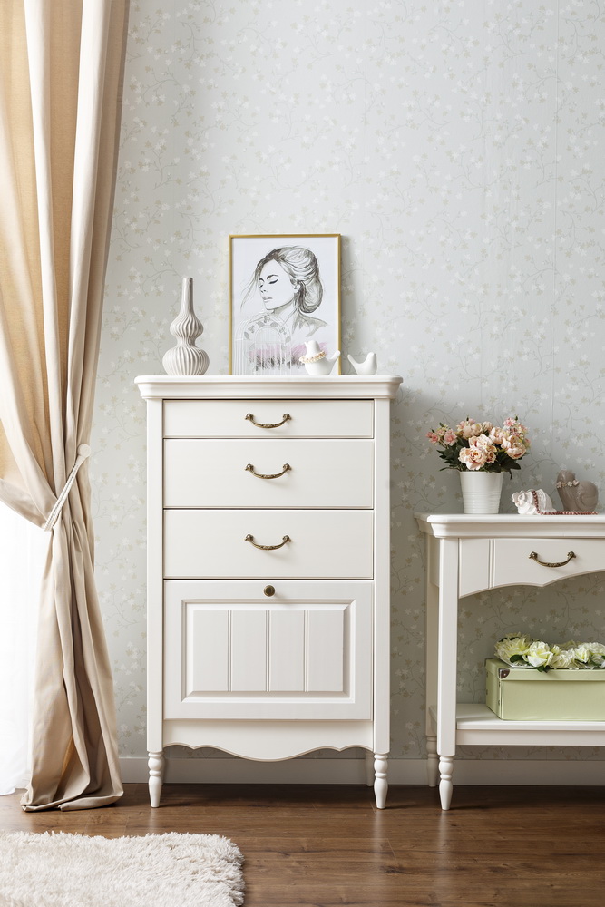 Комод массив сосны с 4 ящиками Айно №13