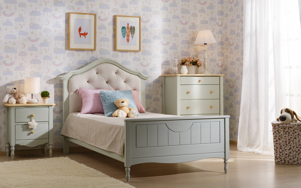 Кровать Айно №17 с мягким изголовьем 900х2000