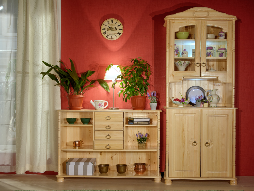   Стеллаж с 4 ящиками Айно  