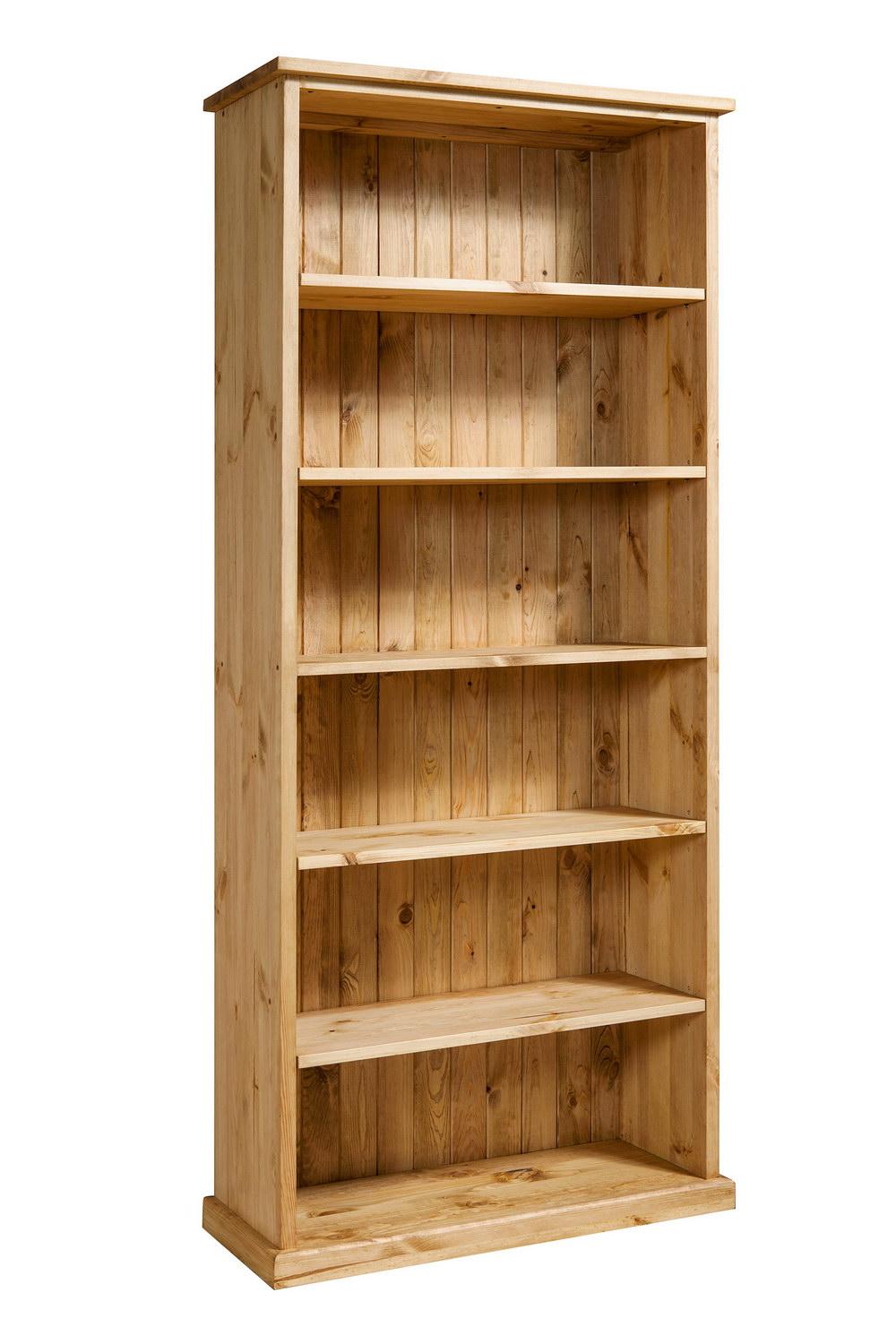 Шкаф из натурального дерева Арль книжный / стеллаж KAB5