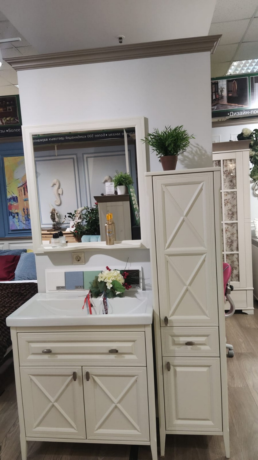 Подстолье белое с ящиком Монте 80