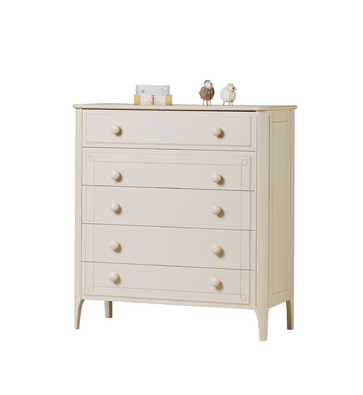 Комод 5 ящиков массив Бетти №7