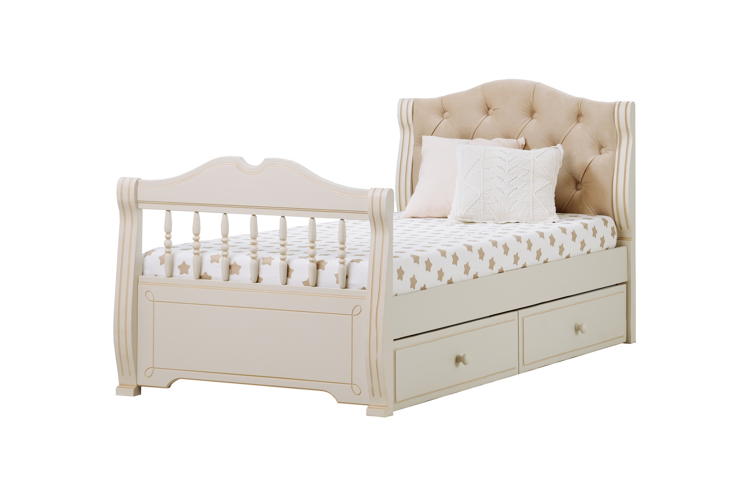 Кровать 2 ящик двуспальная Бетти №23 1600Х2000