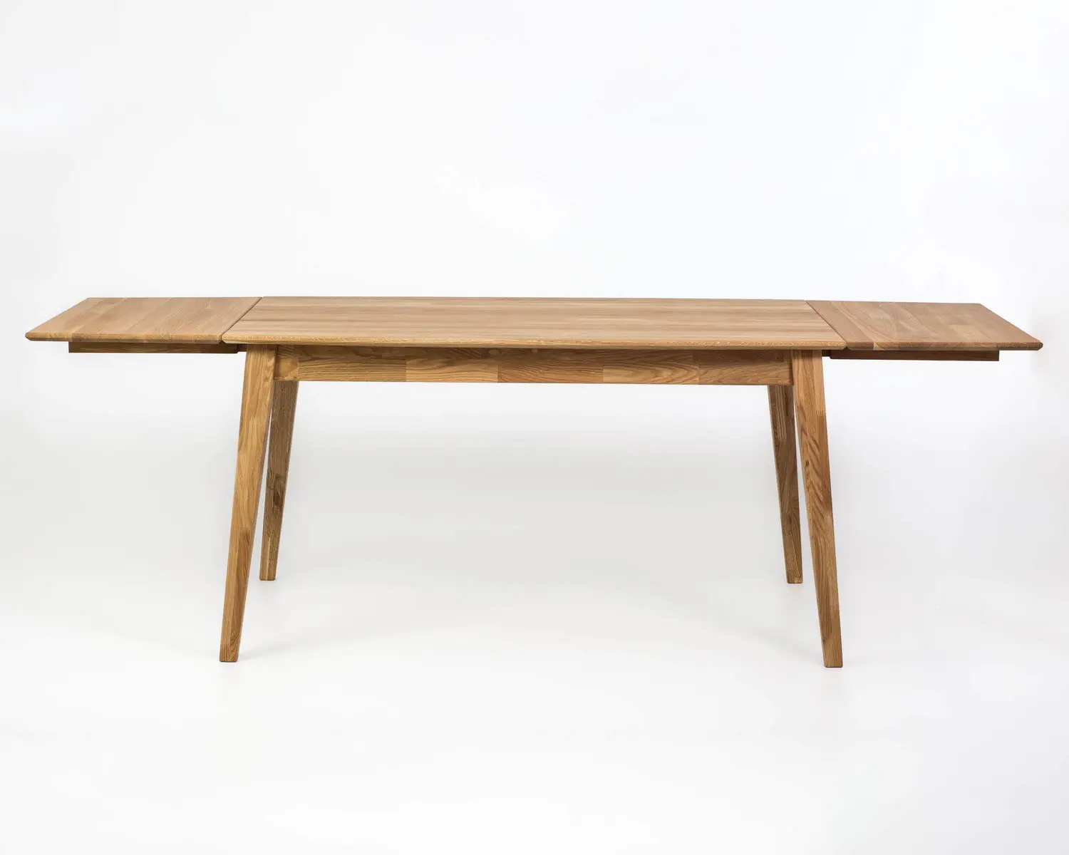 Стол из дуба квадратный Урбано (две боковые вставки по 450 мм)