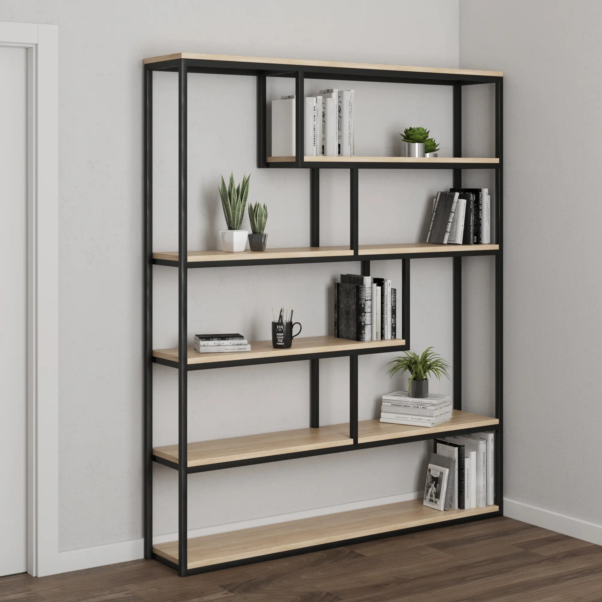 Стеллаж лофт 6 полок 04-08