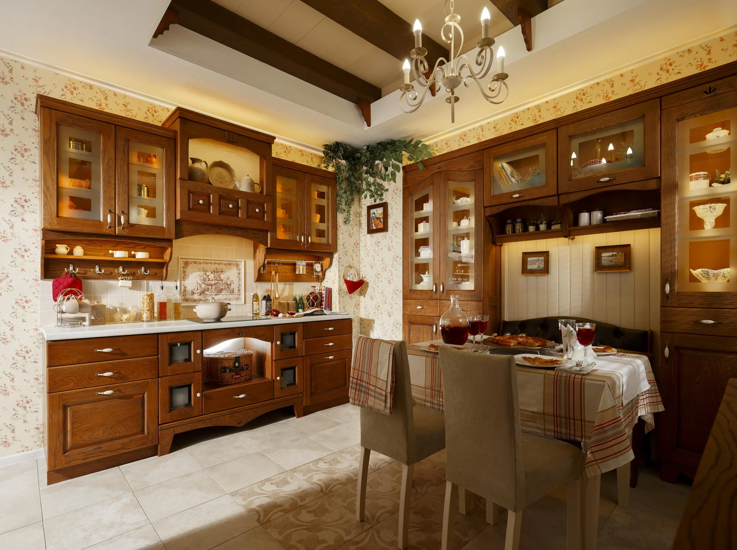   Кухня из дерева Italia (цена за п/м)  