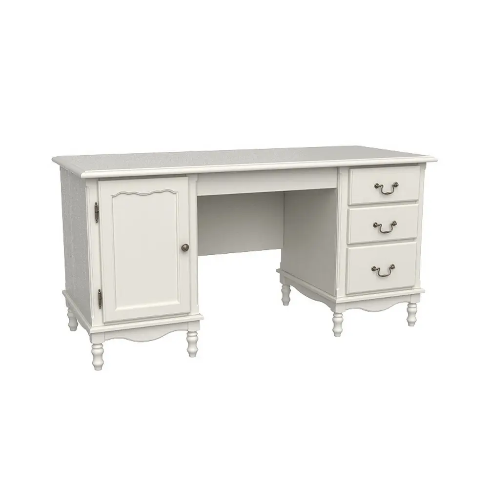 Стол письменный 2-тумбовый Верден с дверкой