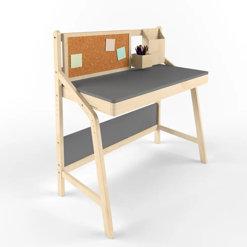 Стол массив  Rabbit   Wood UNO серый  