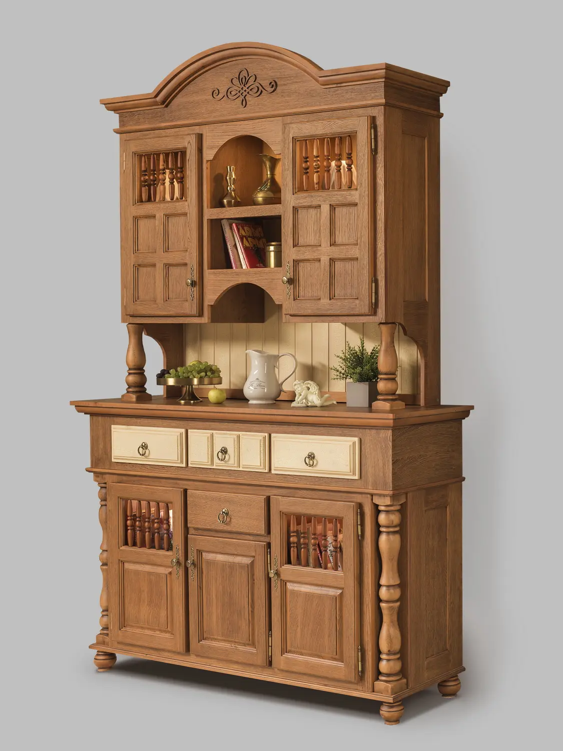 Сервант Валенсия 2-23 сосна