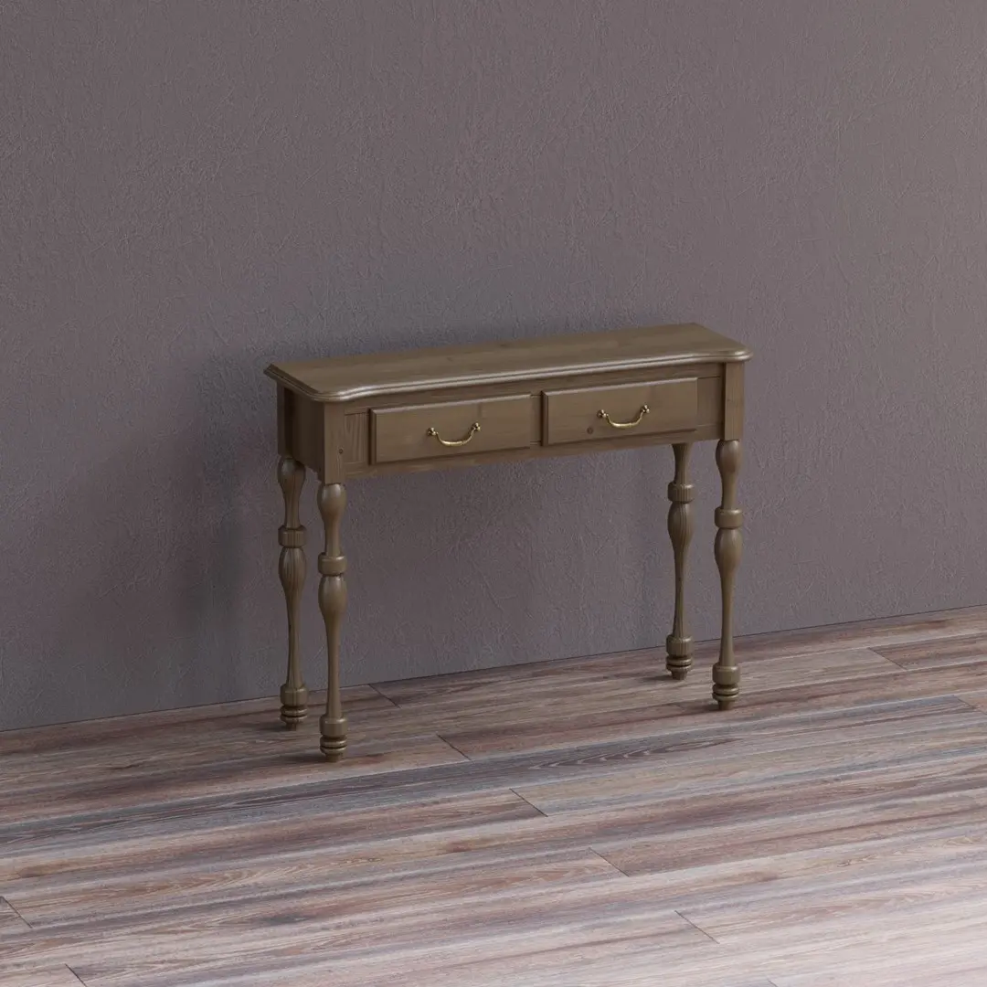 Столик туалетный-консоль Скандия 2 ящика 2.10.03