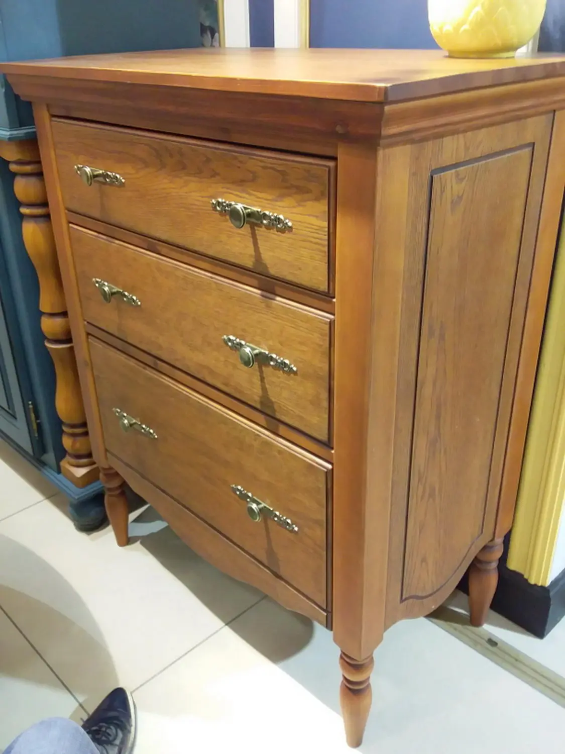 Комод сосна с 3 ящиками Бьерт 1-54