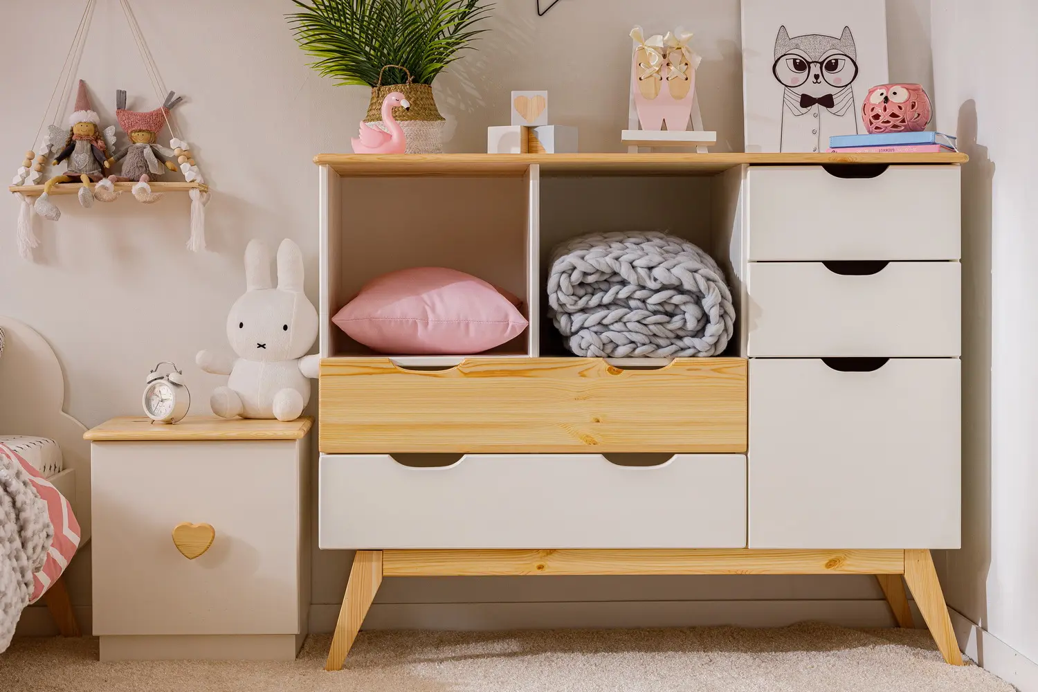 Комод с ящиками детский дерево ТК №22