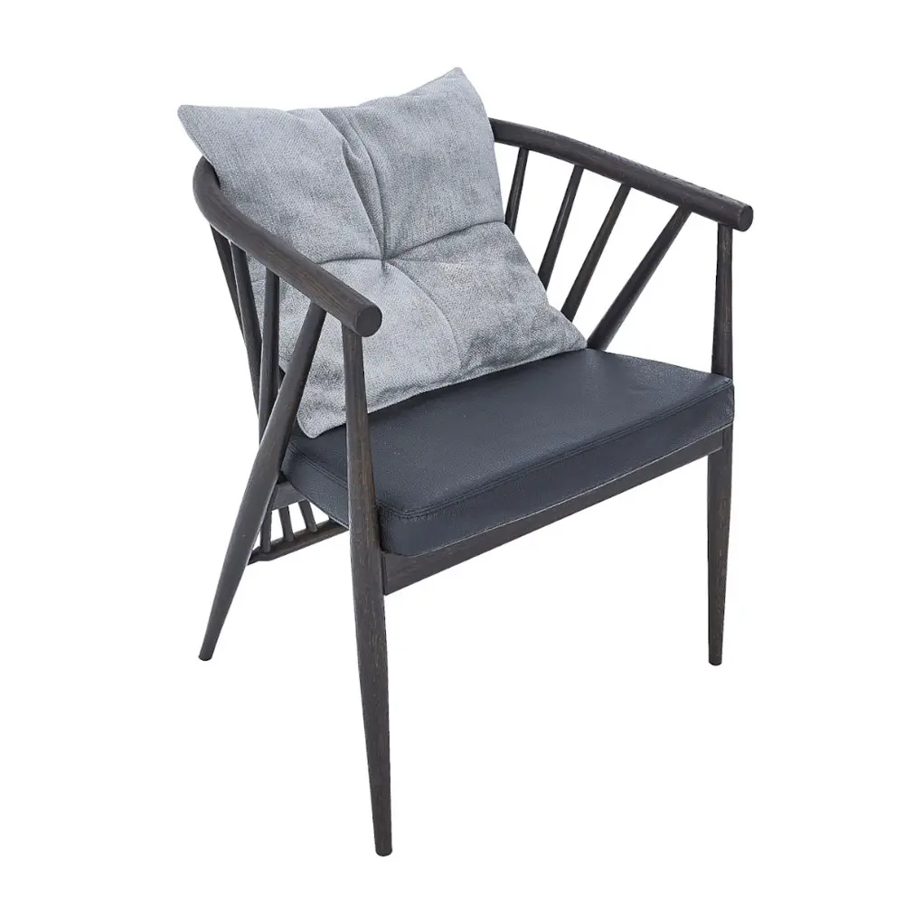 Стул из дуба Дженни комфорт мягкий кожа