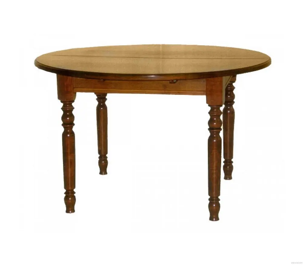 Стол деревянный кухонный Луи Филипп обеденный ОВ 01 раскладной