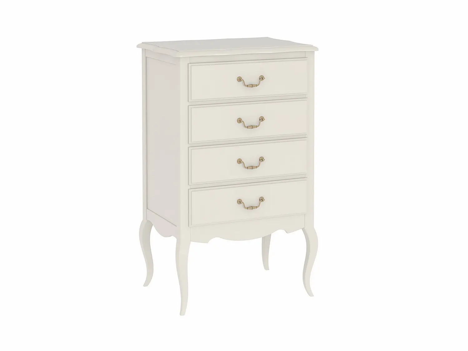 Комод 4 ящика белый Авиньон