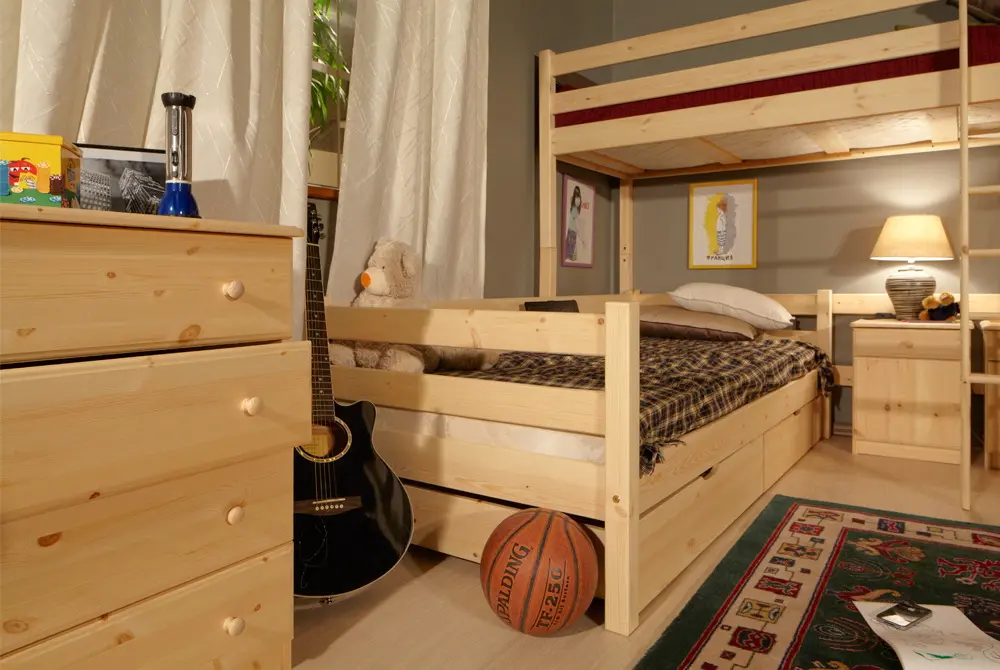 Комод деревянный 4 ящика Классик №1