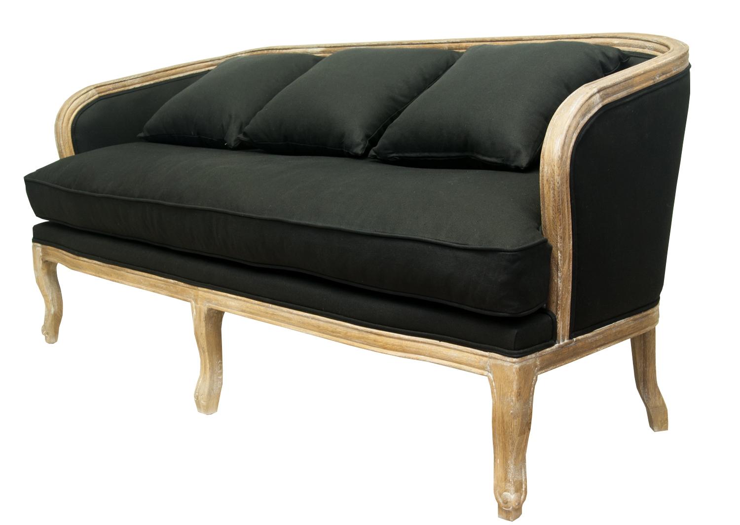 Диван ретро Nora желтый