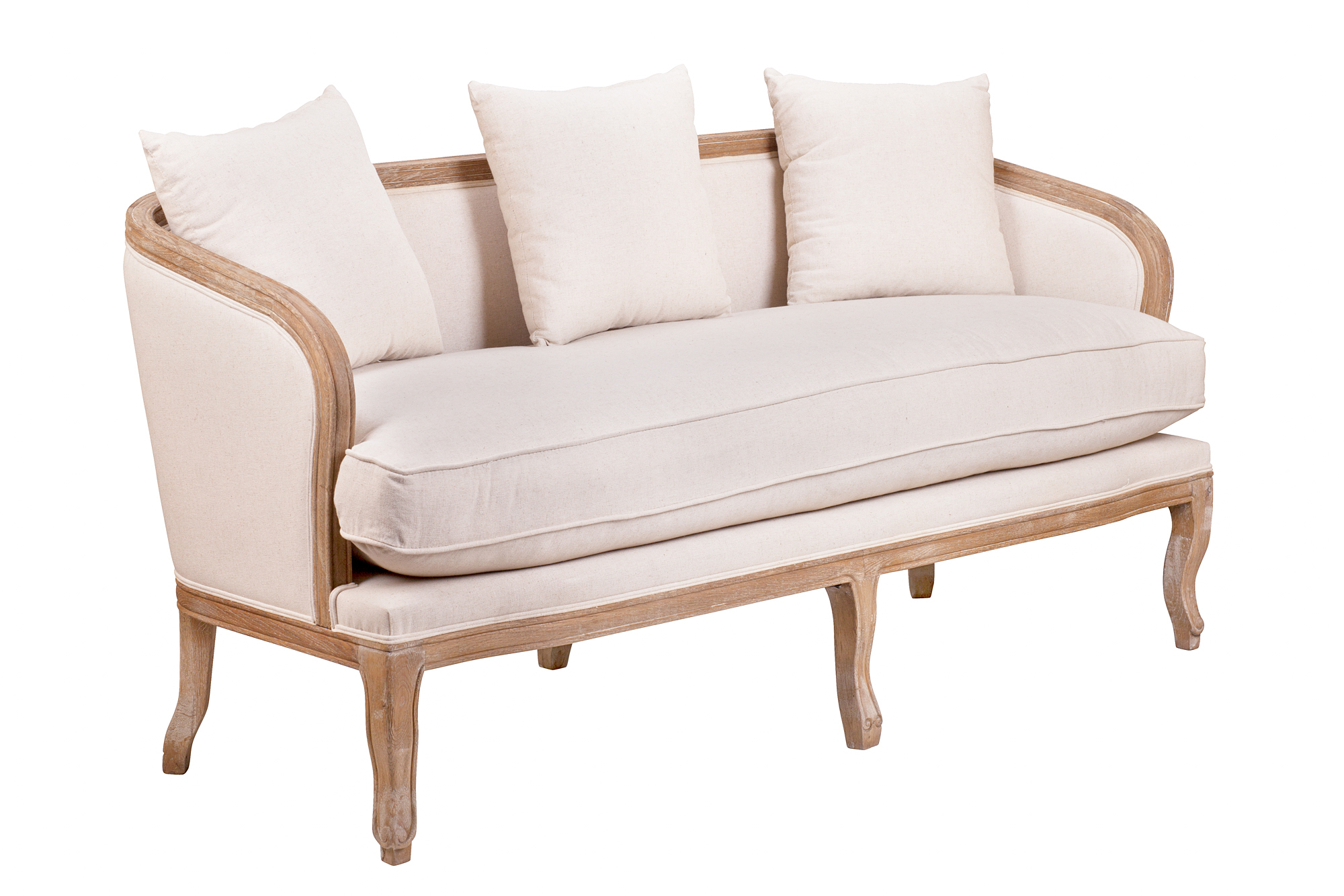 Диван ретро Nora бежевый