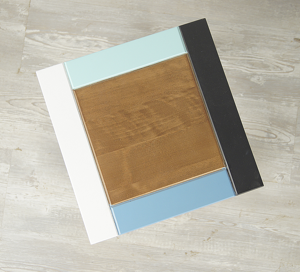 Табурет из массива березы "Aquarelle"