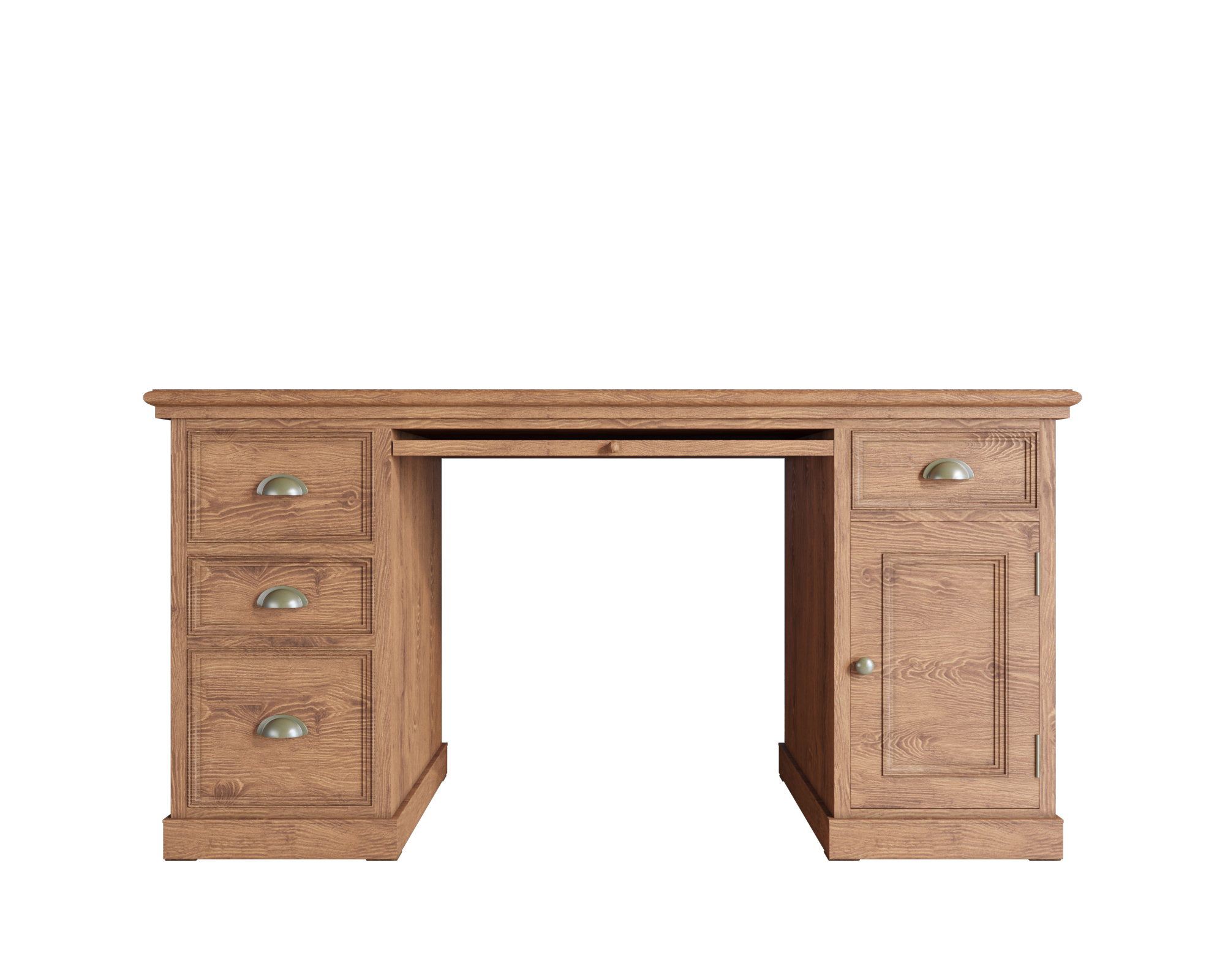 Стол рабочий с 4 ящиками "Palermo natural"