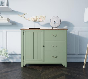 Комод массив дерева Olivia на 3 ящика с дверкой