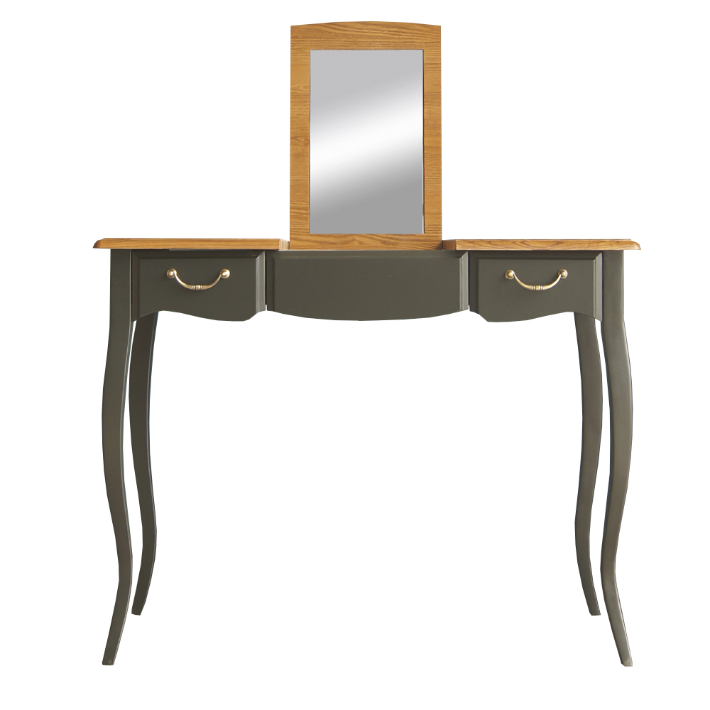 Туалетный стол с 2 ящиками "Leontina Black"