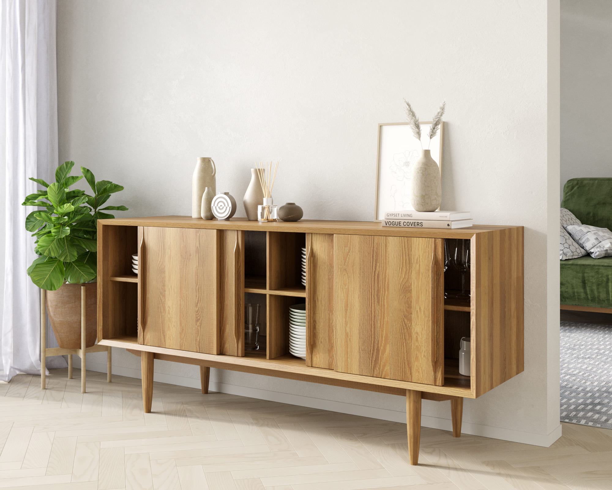 Комод "Bruni" четыре дверки