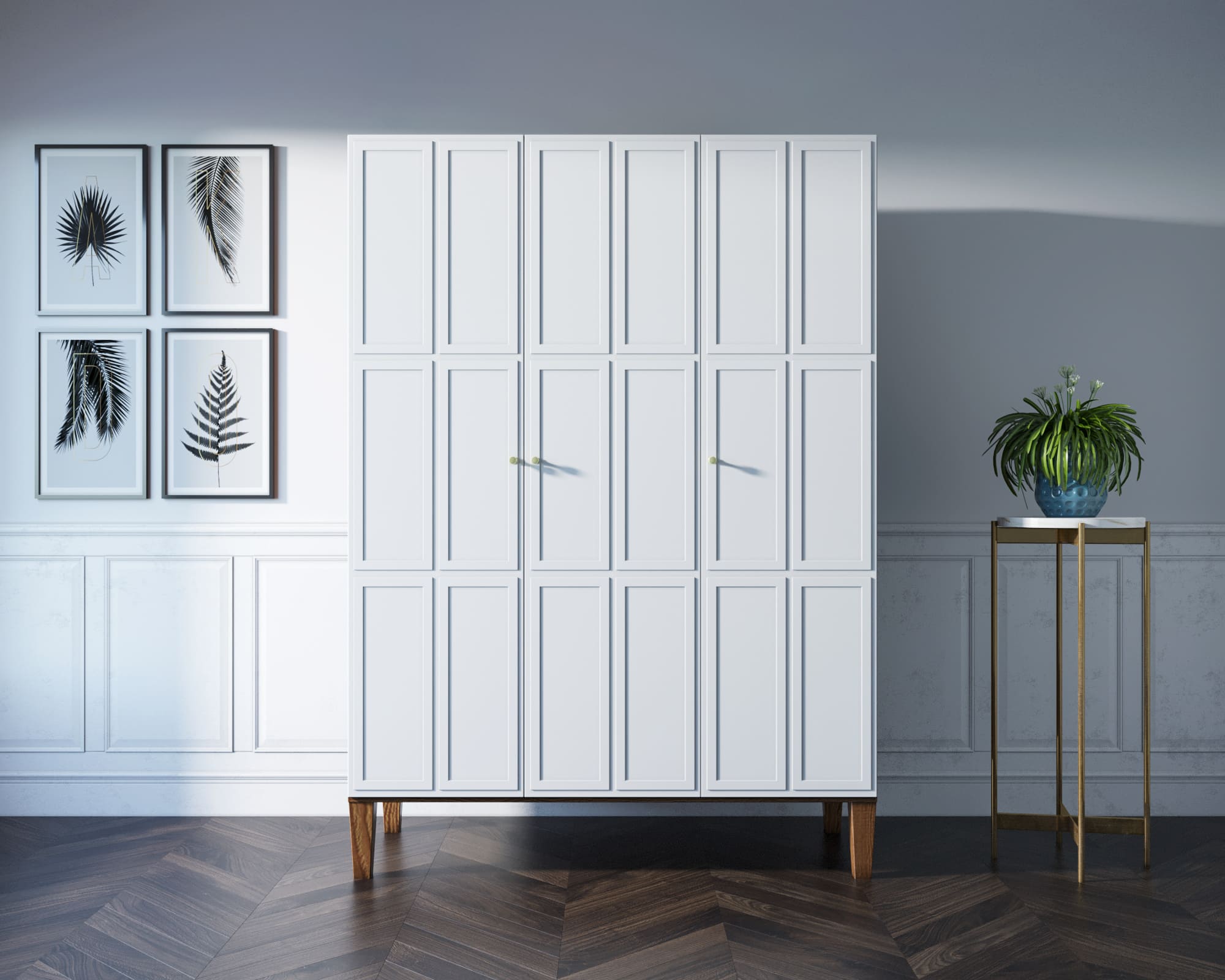 Шкаф массив "Andersen" трехстворчатый