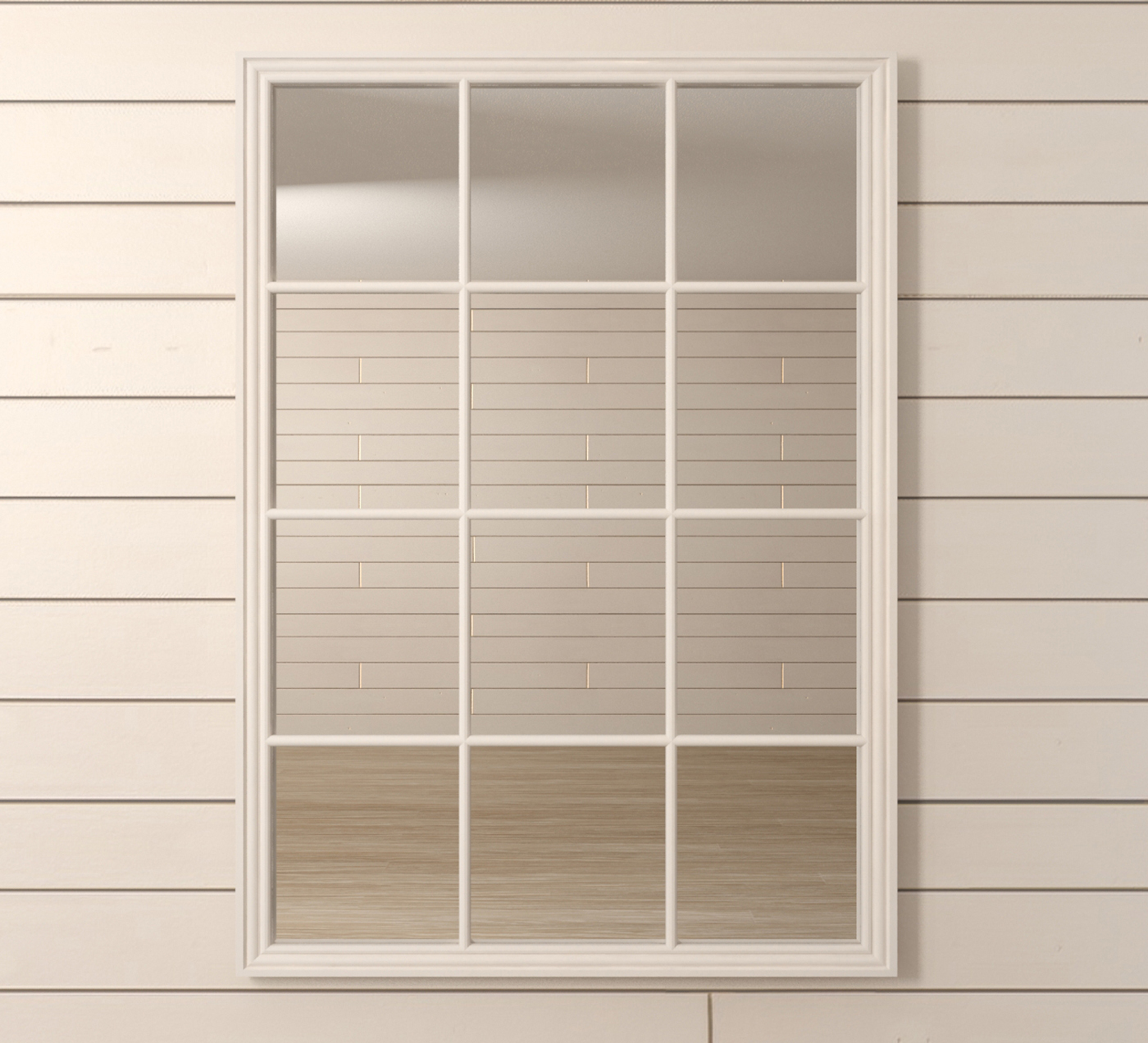 Зеркало белое квадратное "Florence"