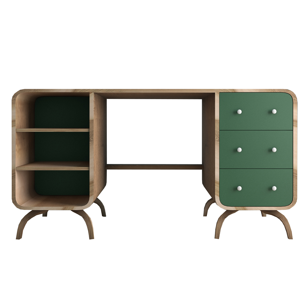 Рабочий стол с ящиками в Скандинавском стиле "Ellipse"