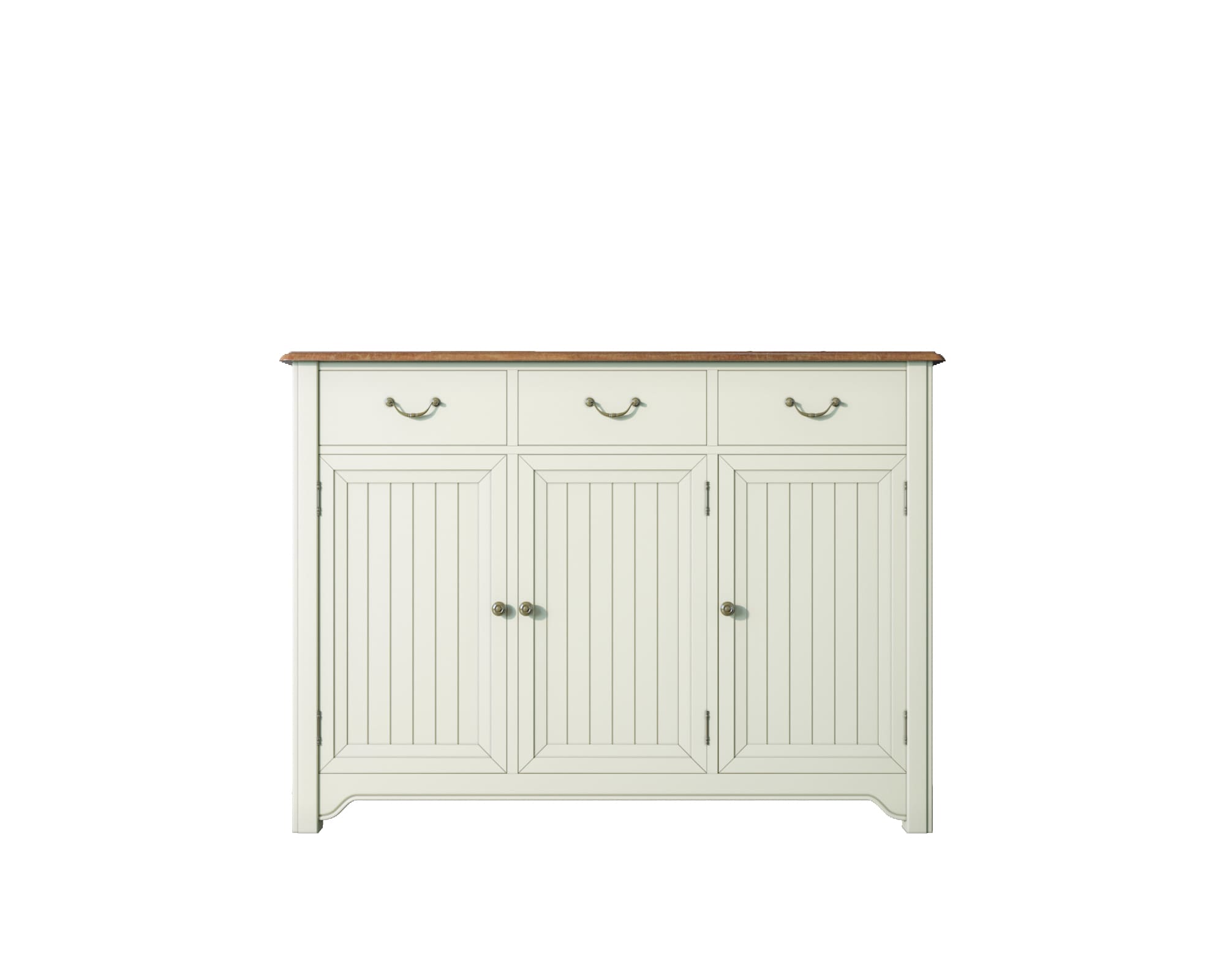 Бежевый комод Olivia 3 ящика/3 двери