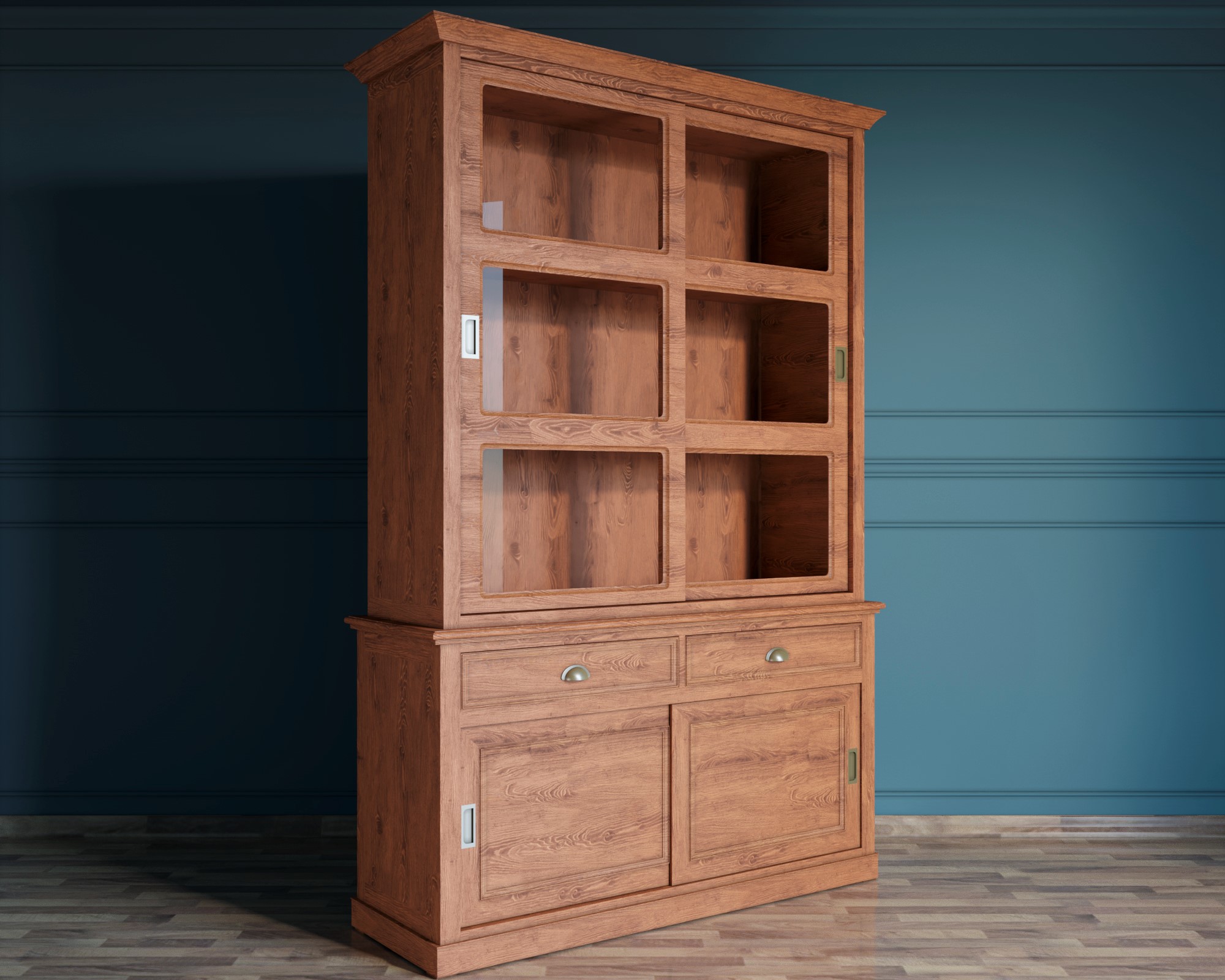 Буфет из дерева 2 ящика "Palermo natural" купе