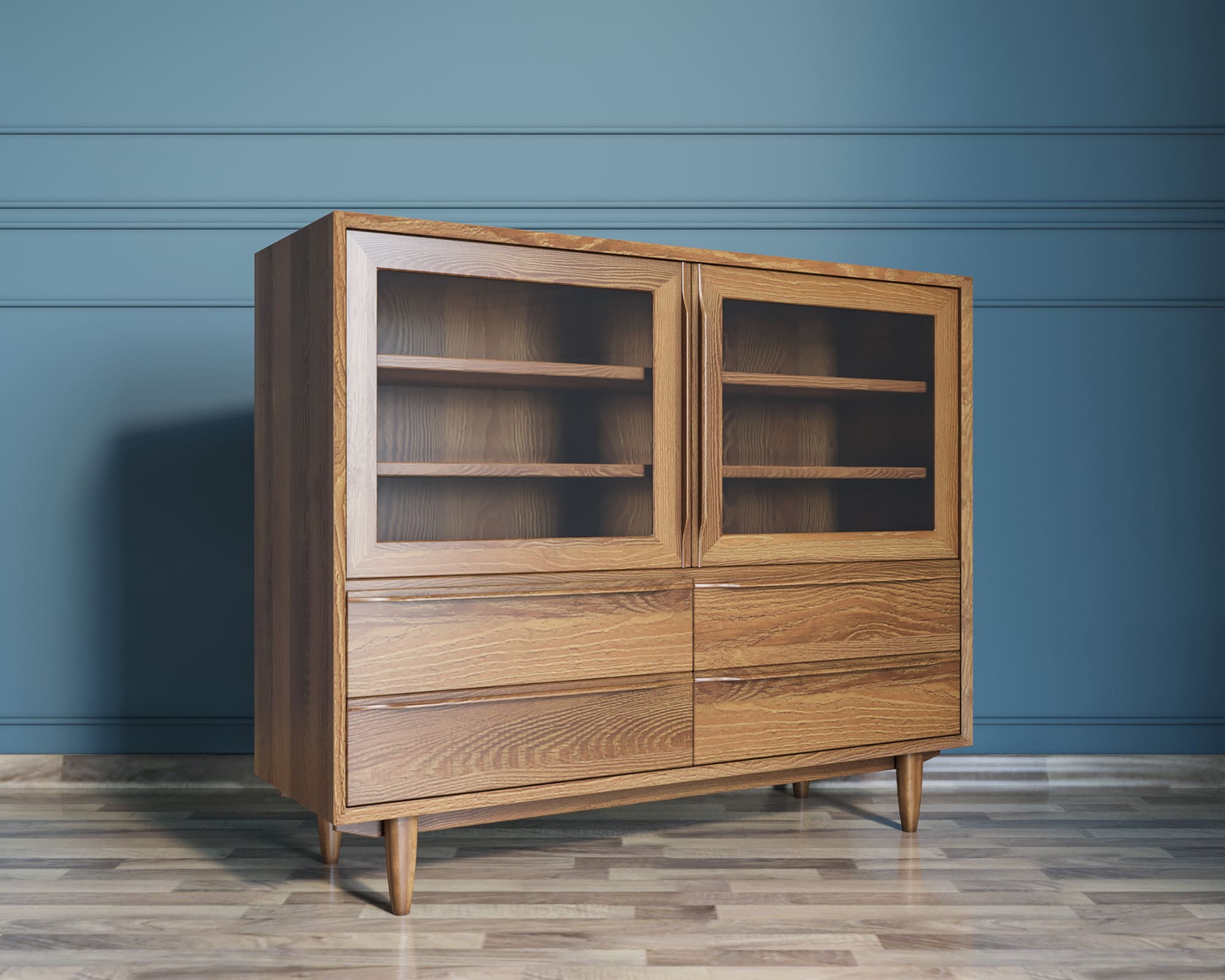 Буфет с ящиками "Bruni" низкий