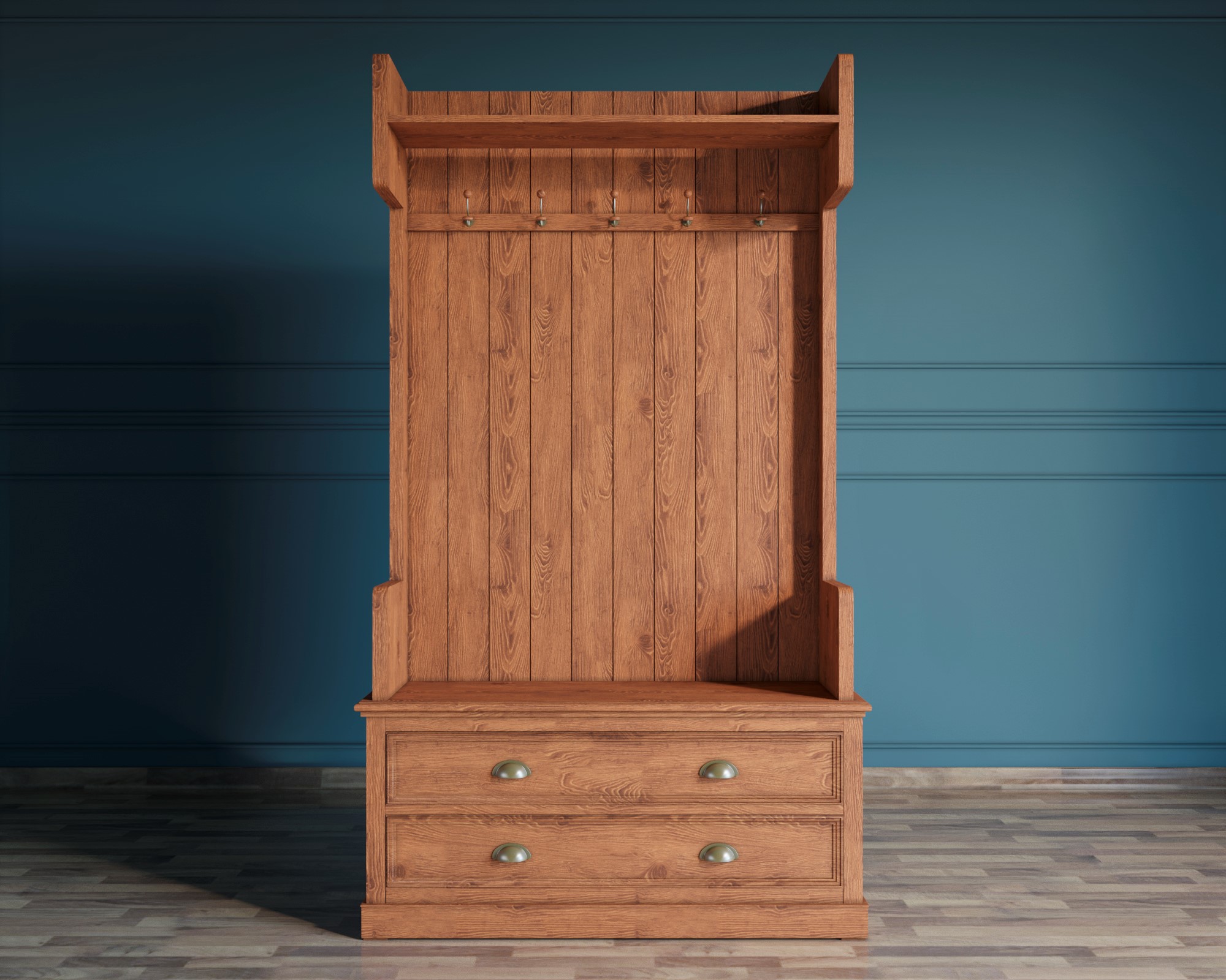 Прихожая "Palermo natural" в стиле Кантри