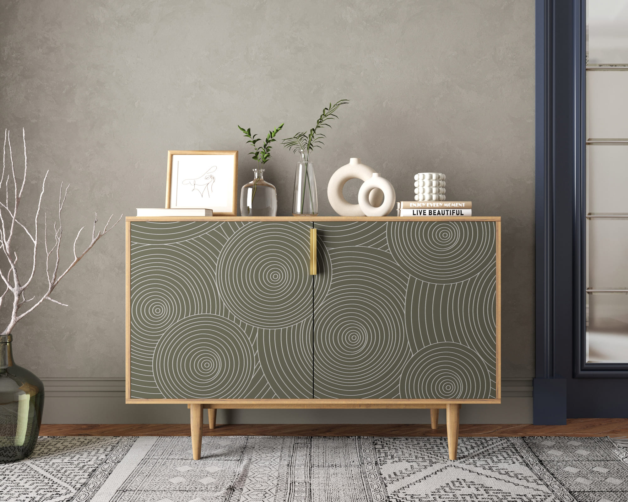 Комод с двумя дверками "Line" R18