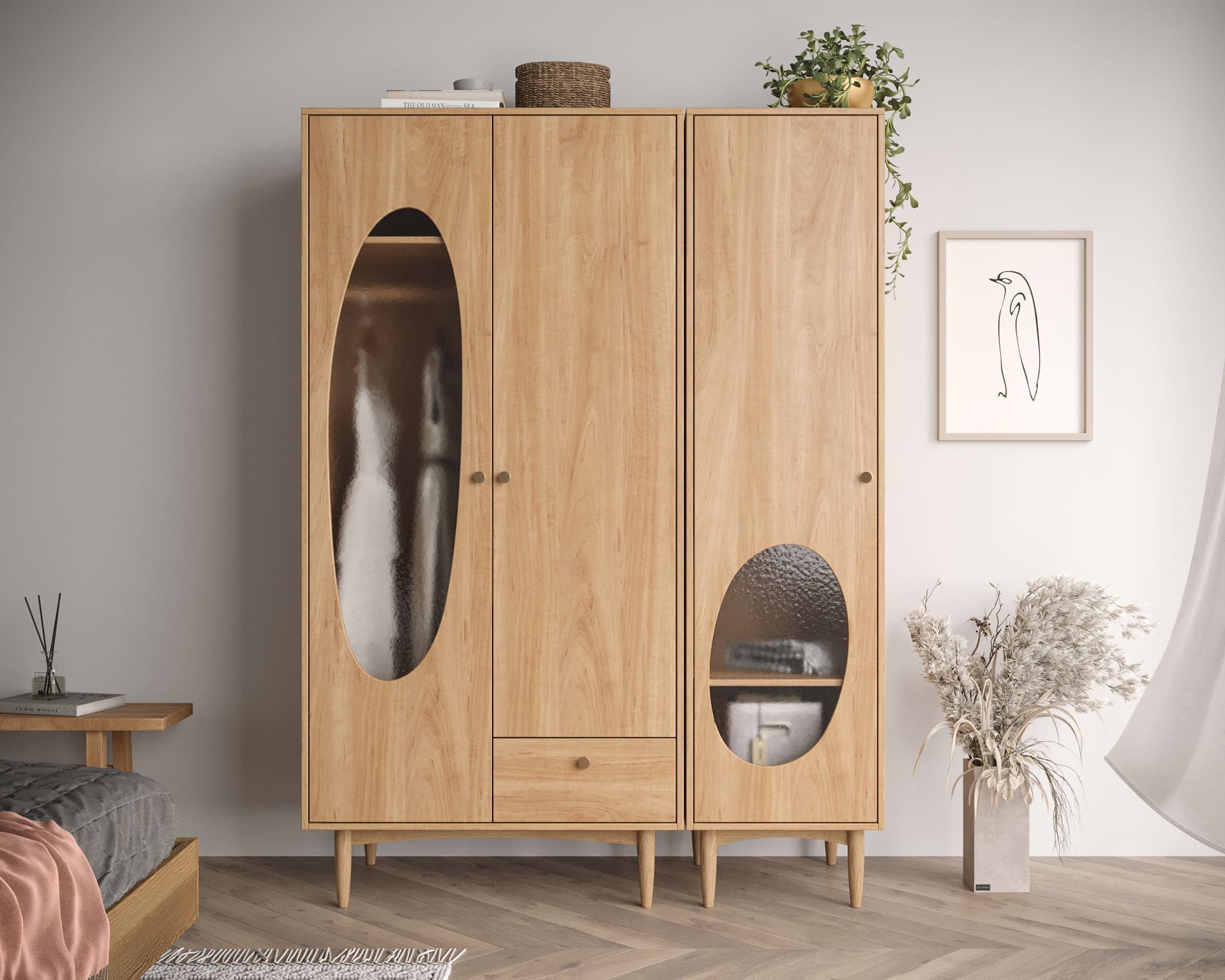 Шкаф одностворчатый Bubble арт BBL14