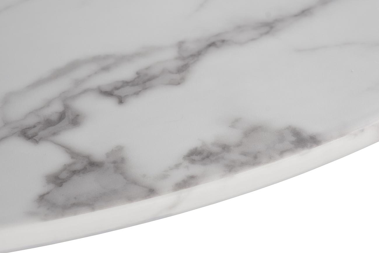 33FS-120-STOL/OB-BEL Стол обеденный белый  d120*75см