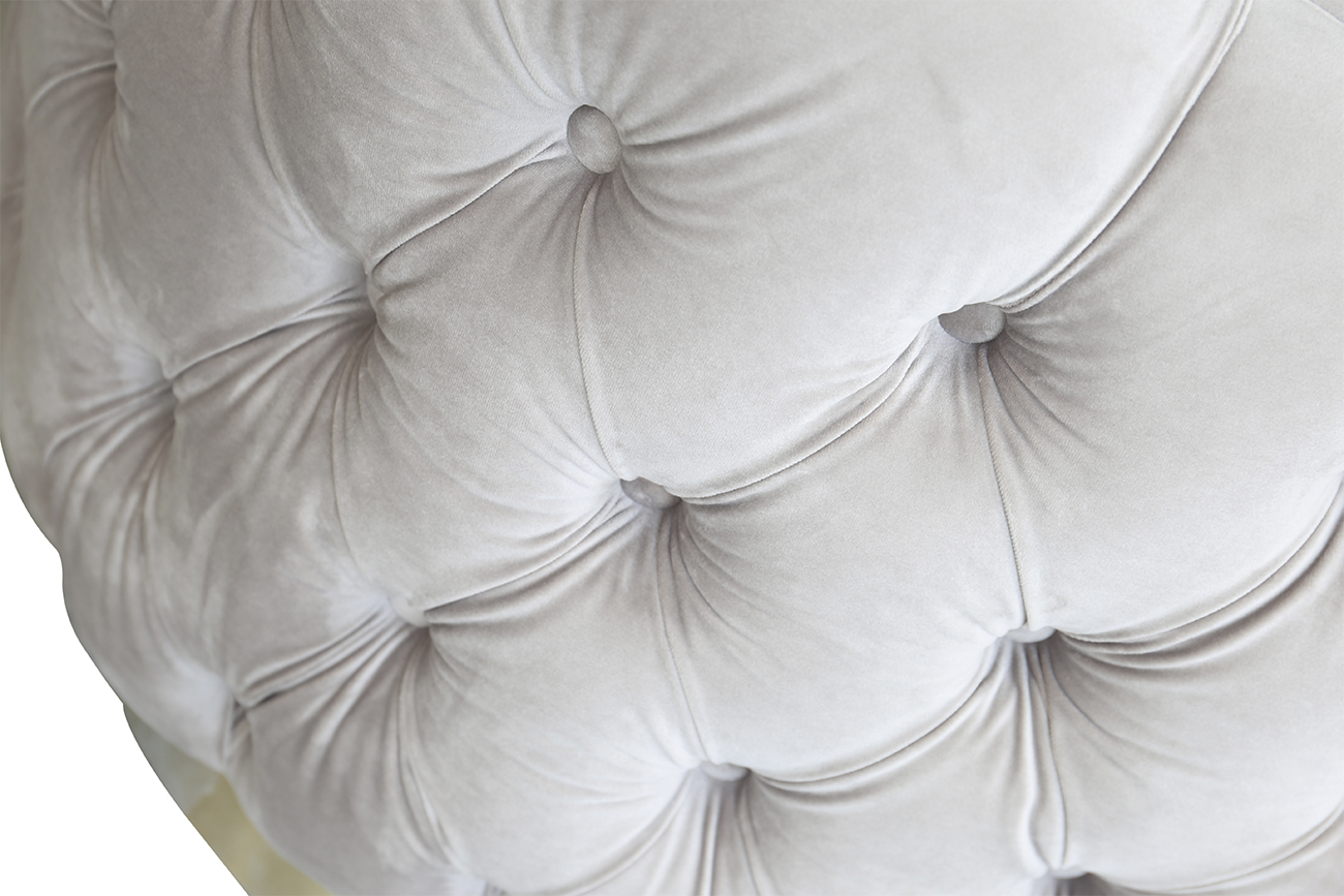 87YY-1827 BG Кресло вращающееся, велюр светло-серый 