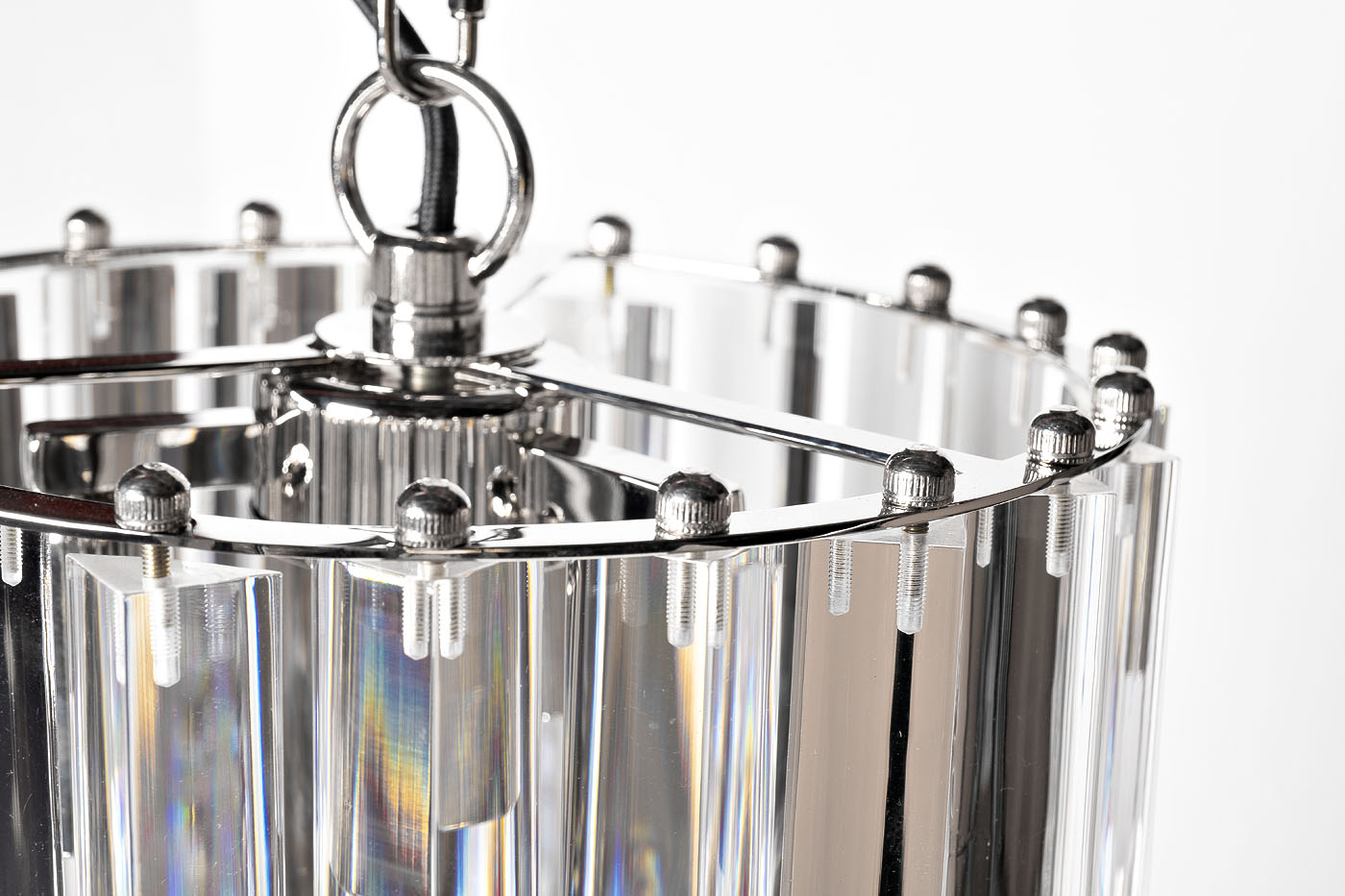 91GH-3503 Люстра потолочная, хром, акрил d.25*h.48см