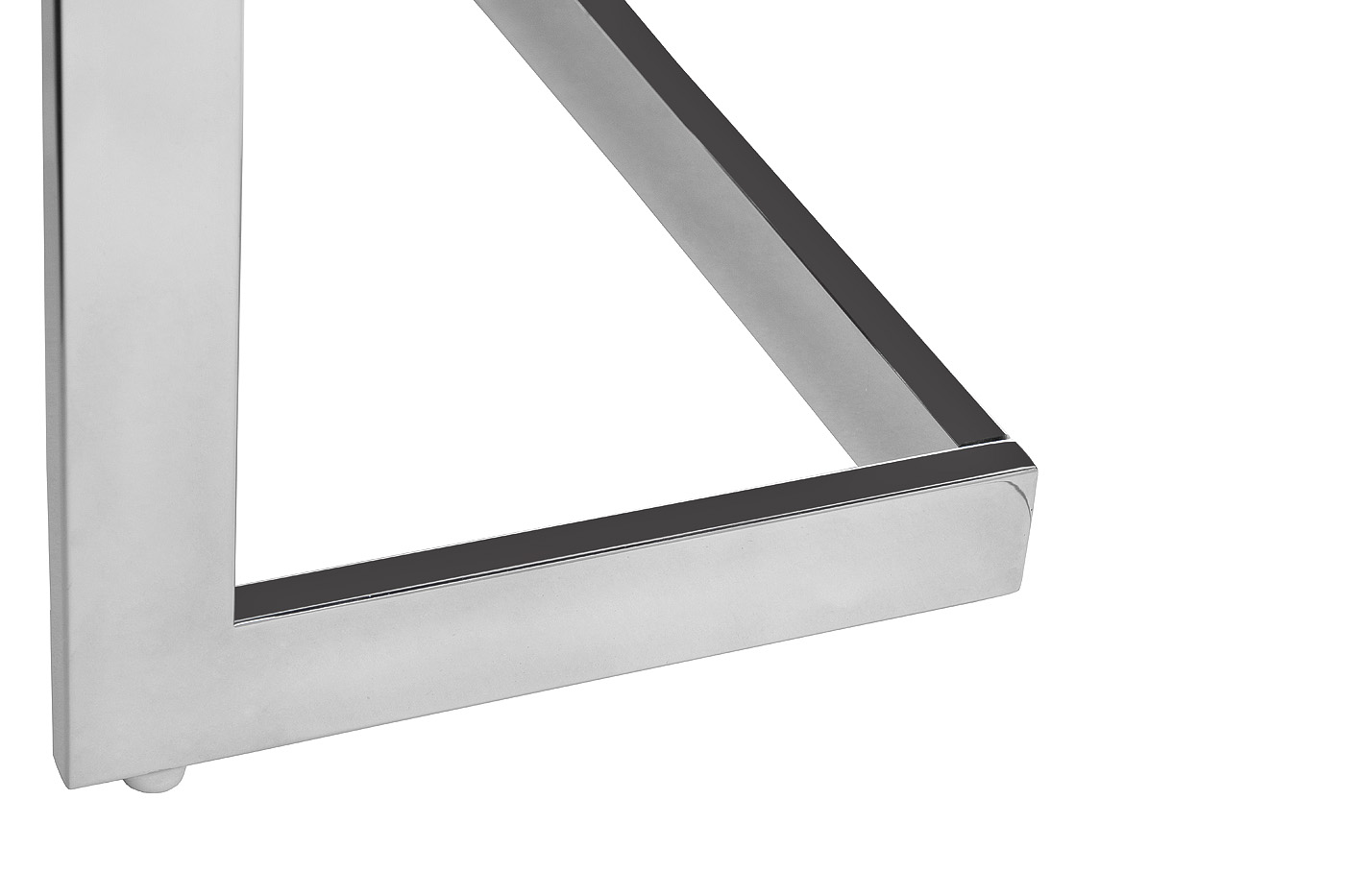 KFG103 Консоль, 2 ящика, белая/ хром 