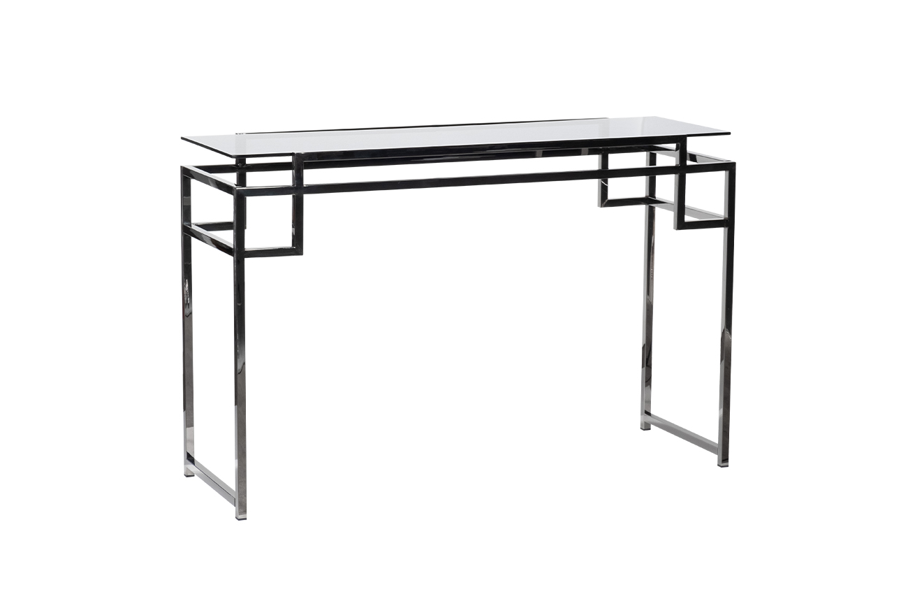 47ED-CST162BL Консоль, темное стекло/ темный хром 