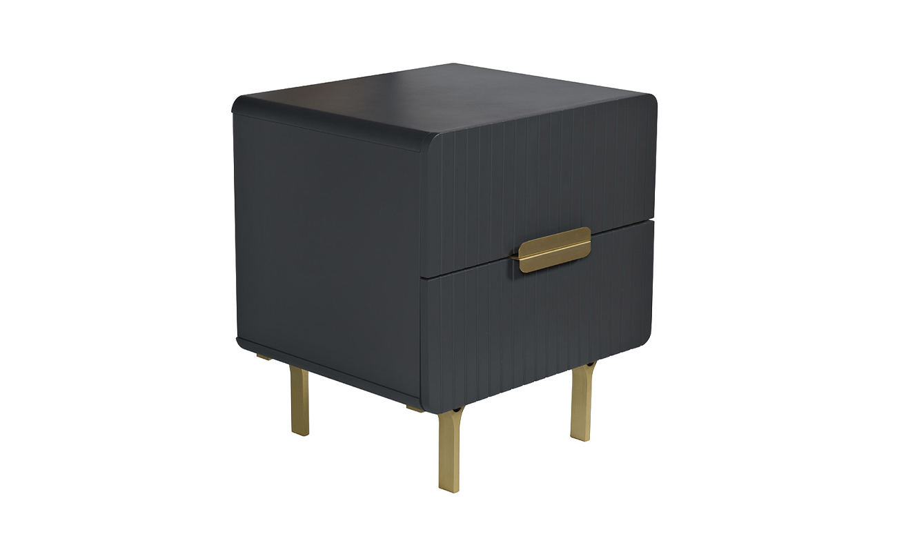 40AD-CB0005A Тумбочка серая