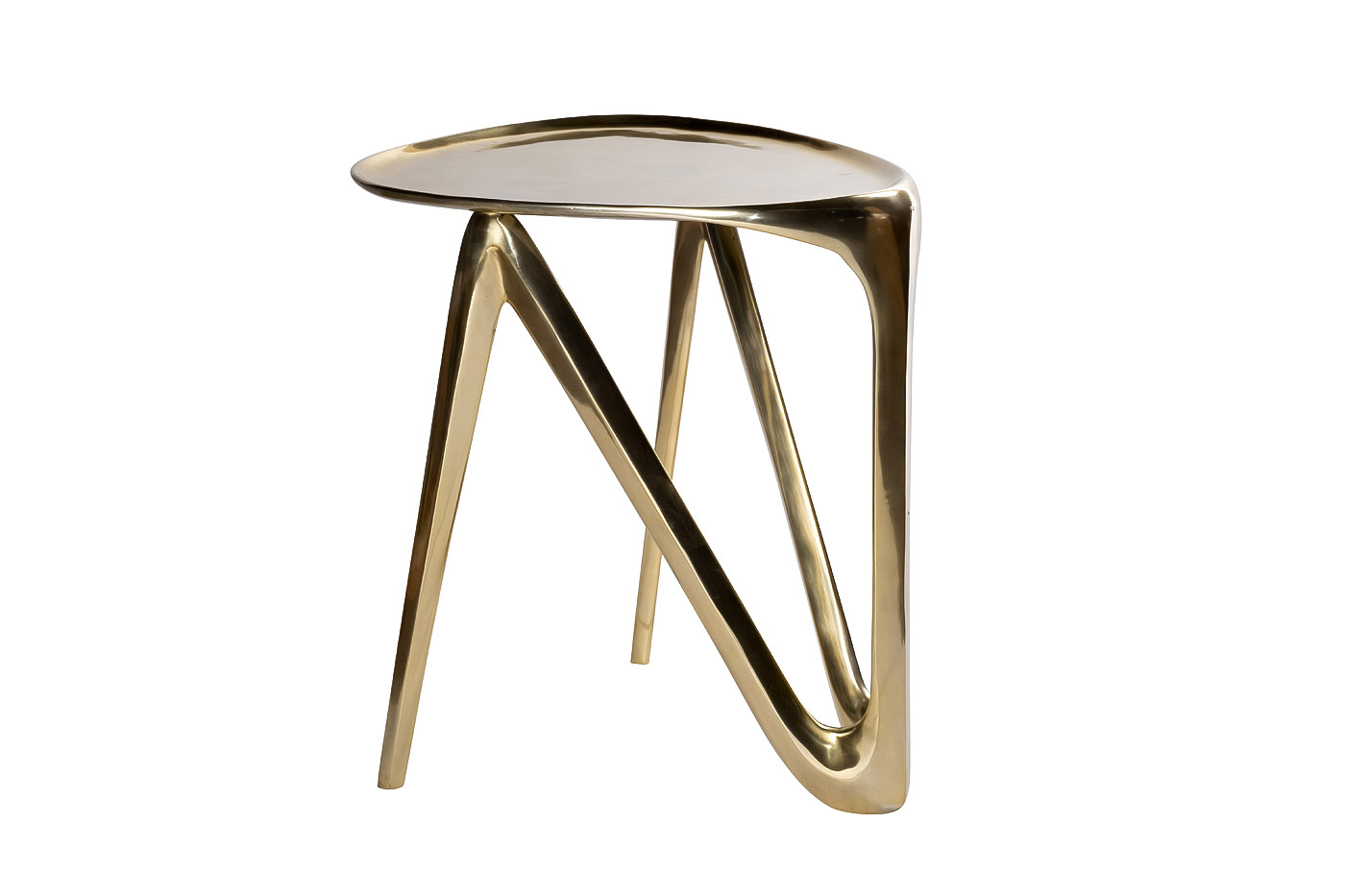 69-112039 Стол журнальный "Diva" металл золотой