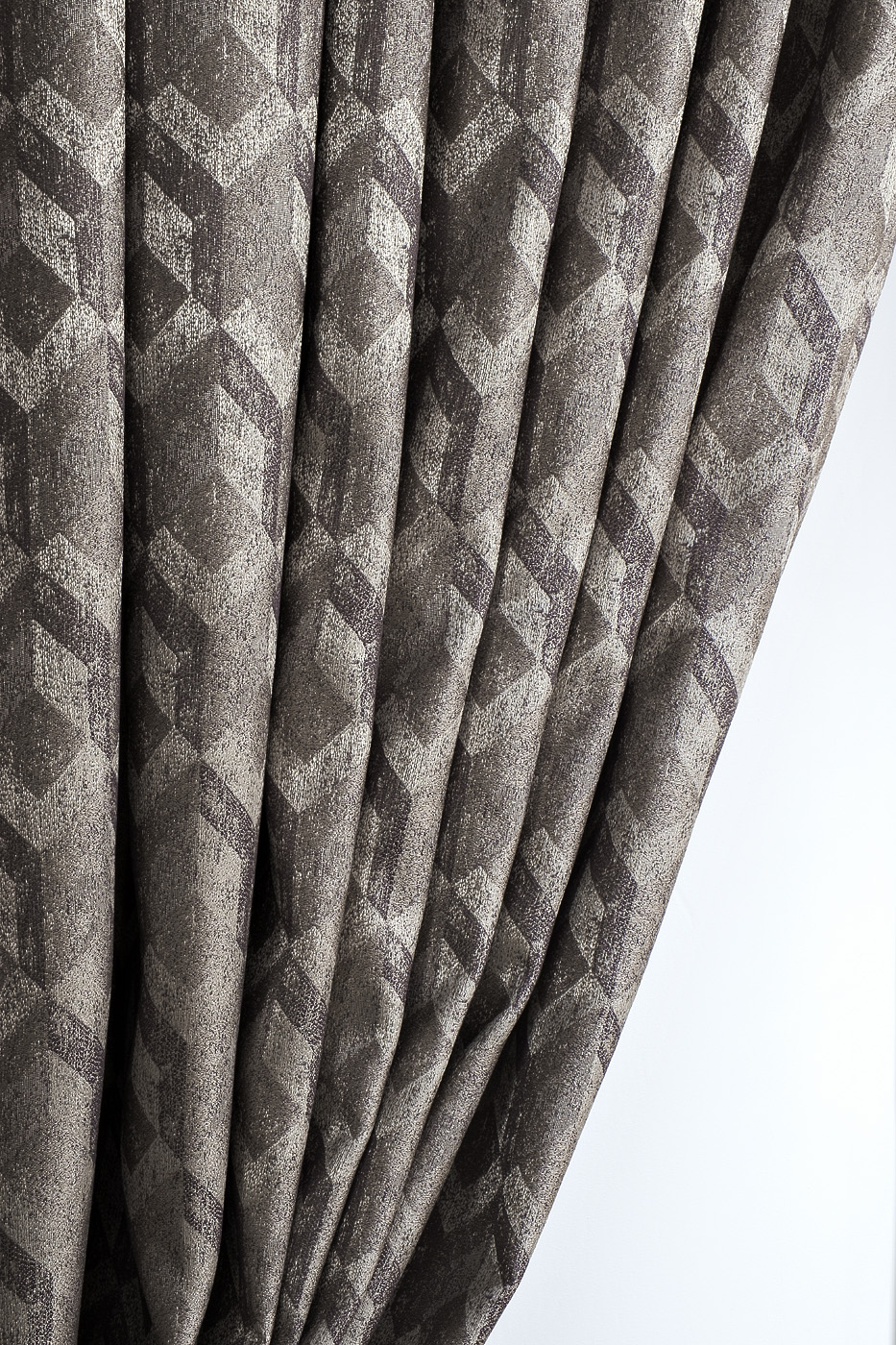 121GD-TON07-PORT SER Портьера MODENA серебряная 