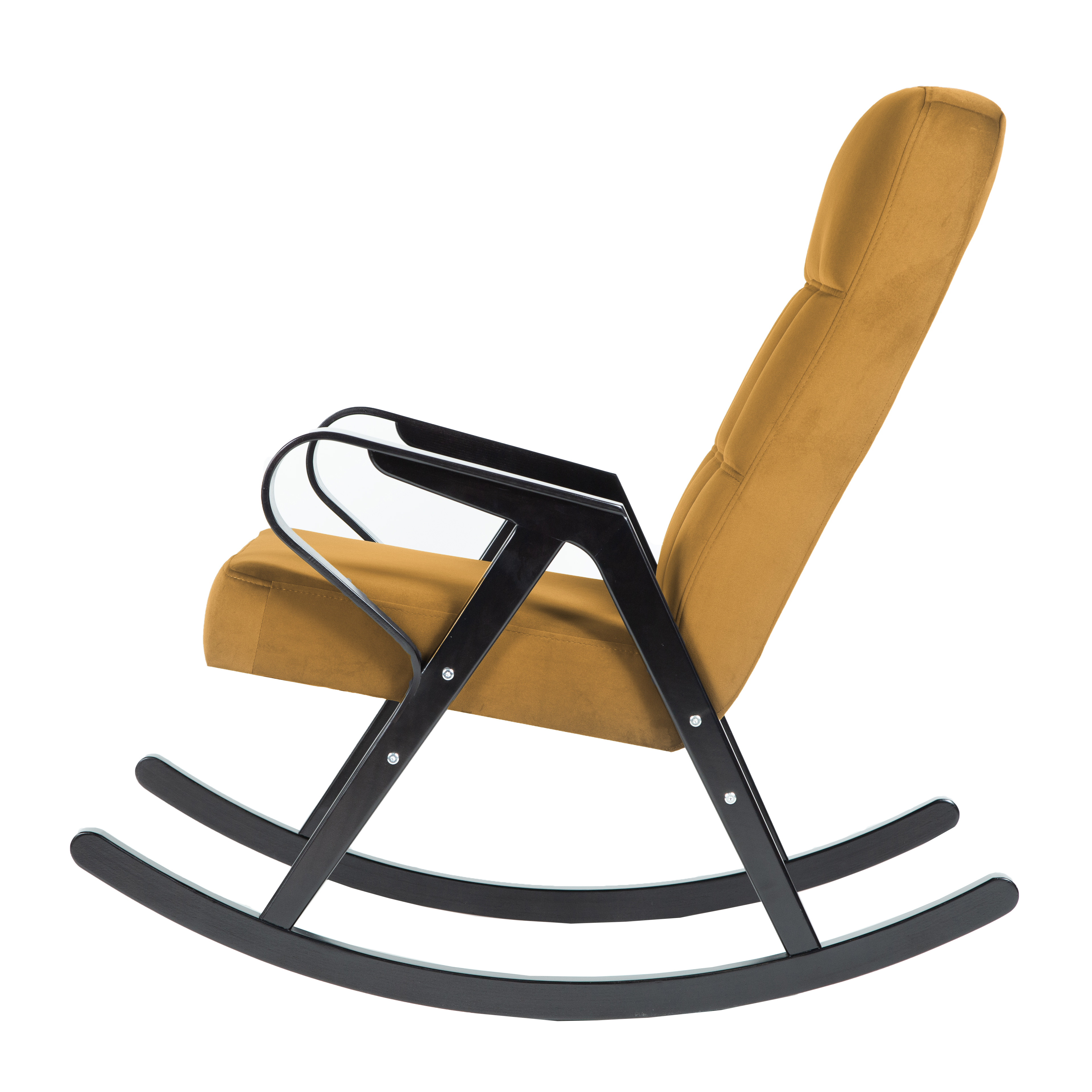 кресло-качалка Форест фреш 23 охра каркас Чёрный