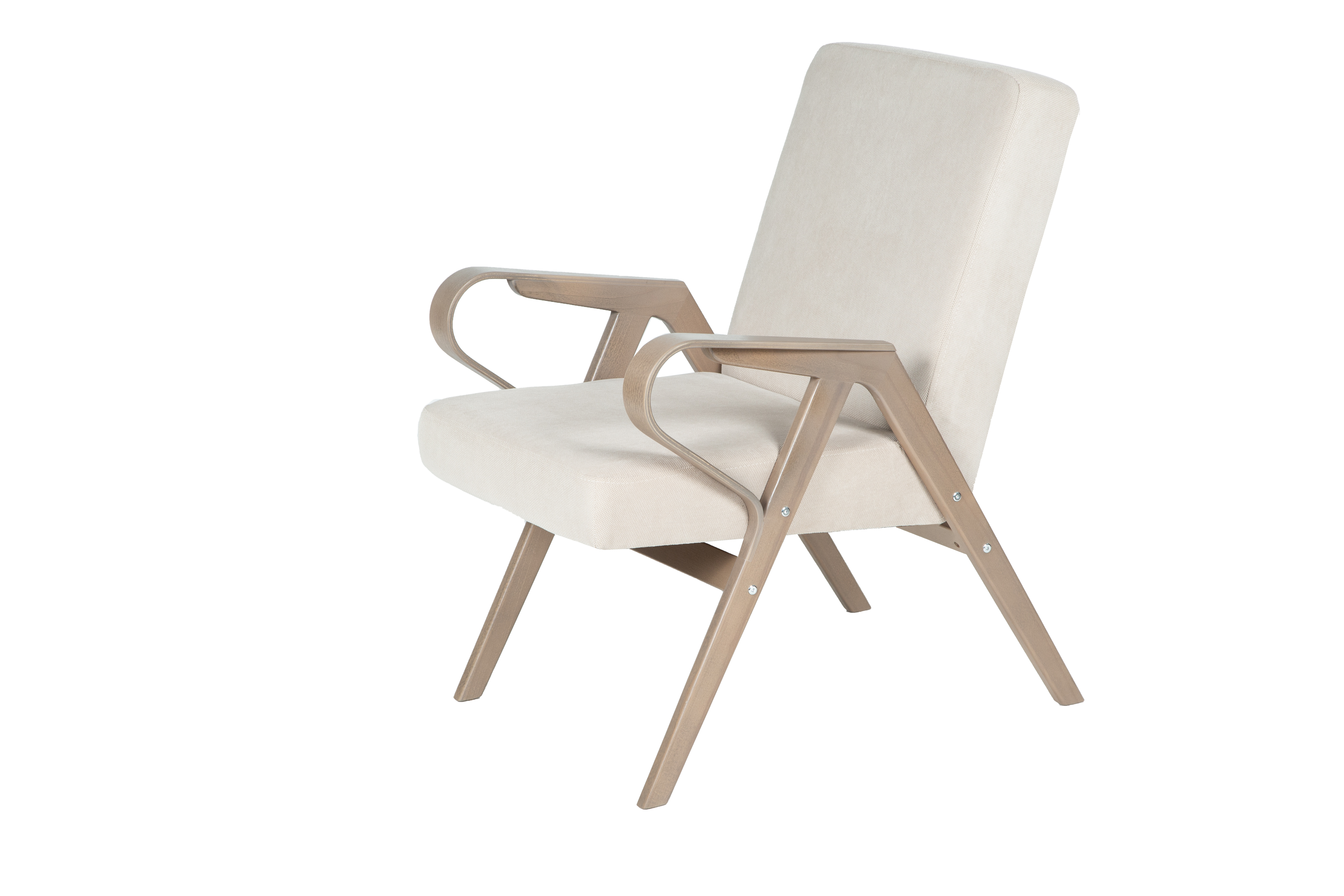 кресло Форест Слоновая кость каркас Шимо