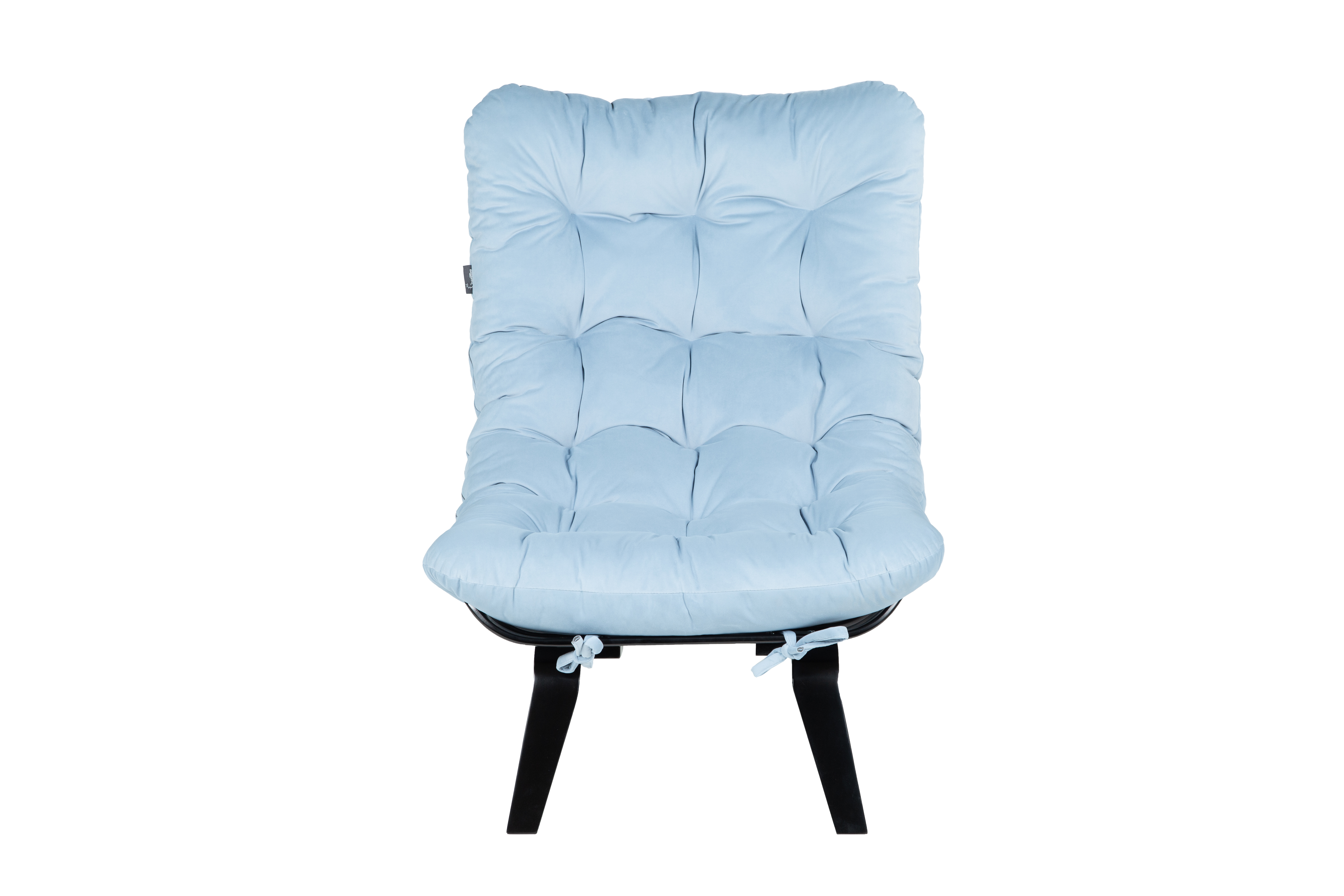 кресло Ессей 2 фреш 11 голубой каркас Венге структура