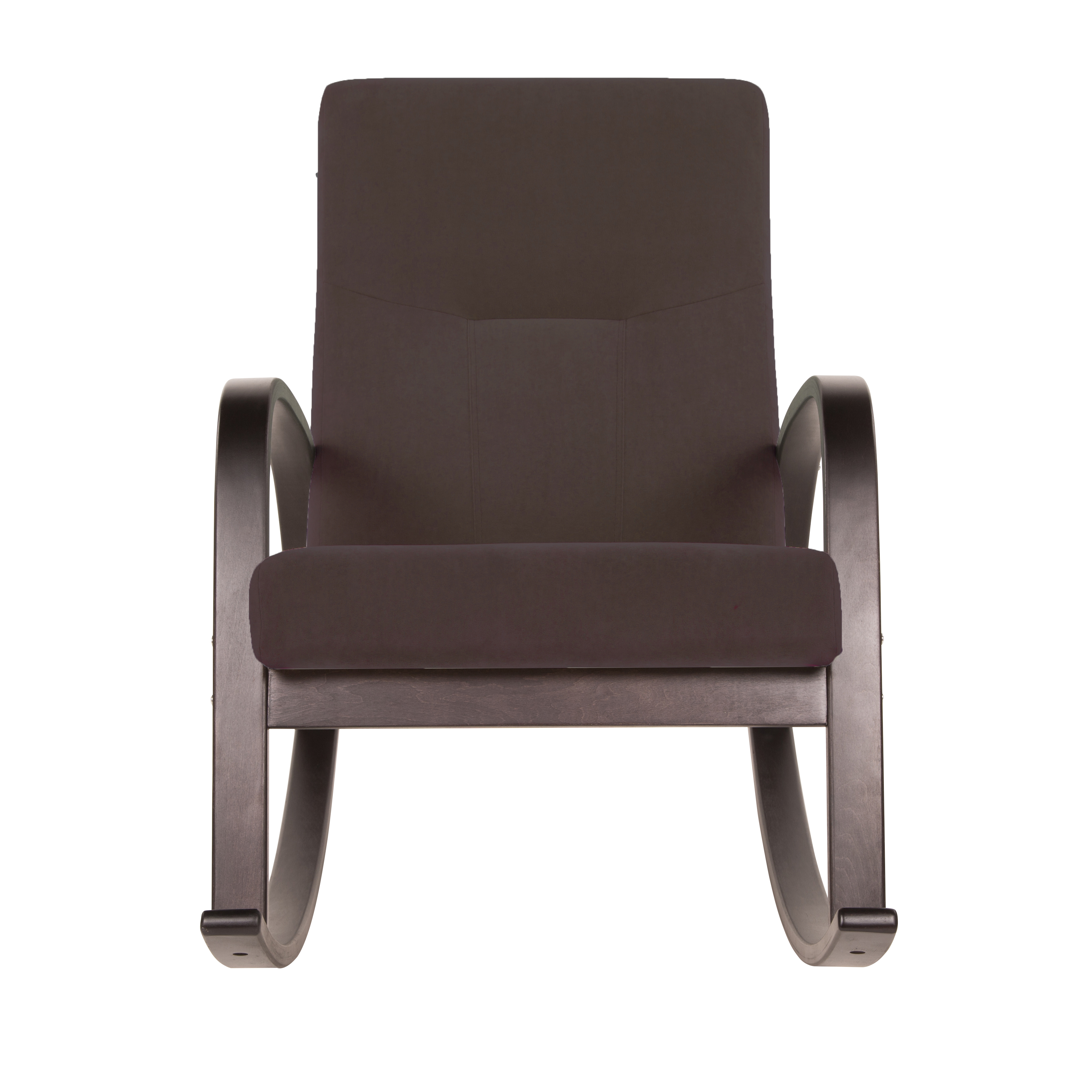 кресло-качалка Ирса  фреш 05 коричневый каркас  Орех