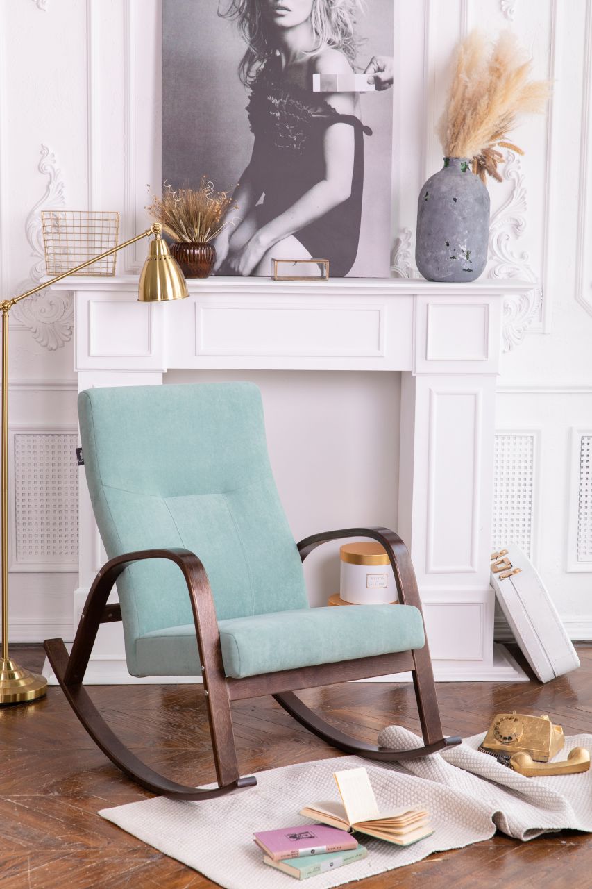 кресло-качалка Ирса Минт каркас Венге структура