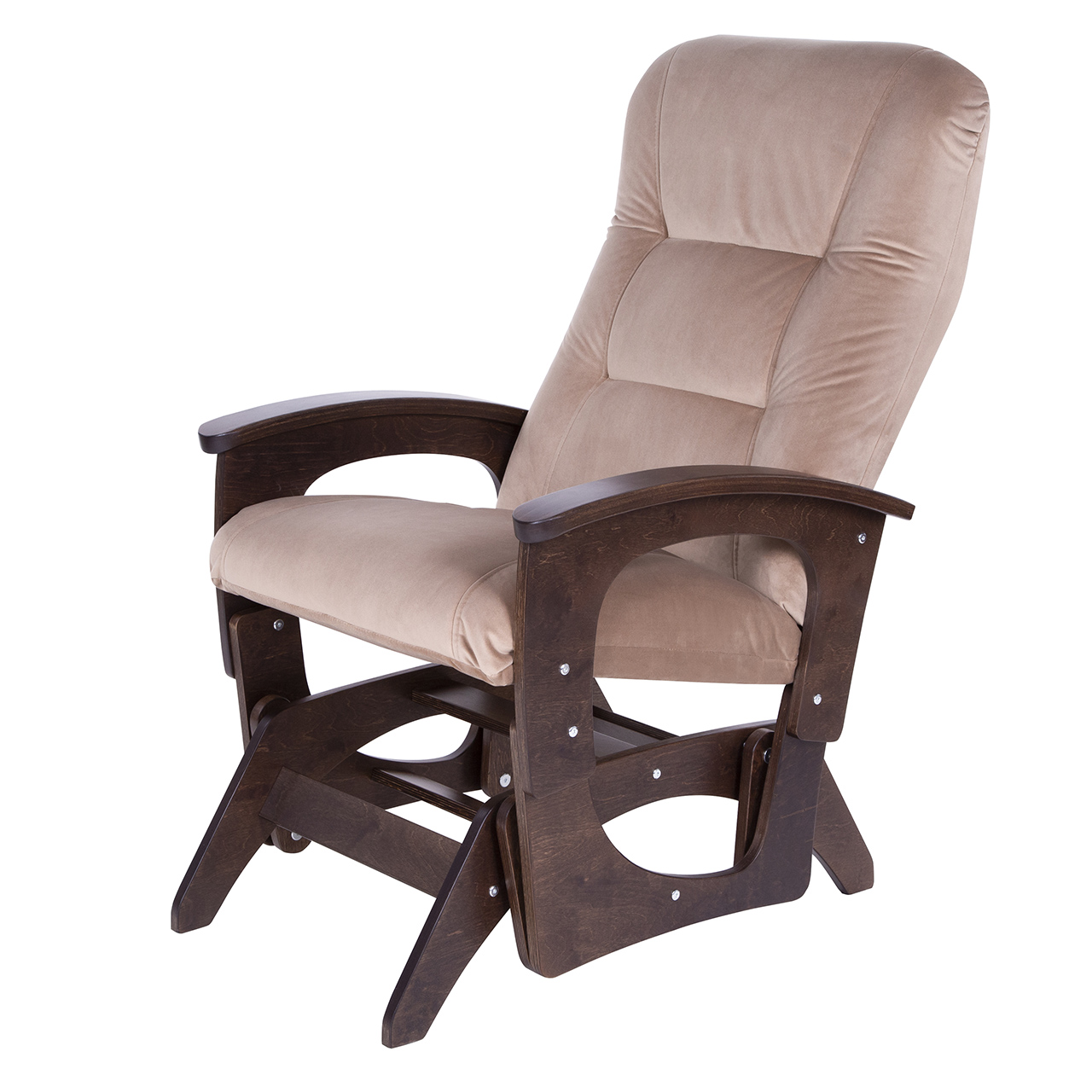 кресло-качалка глайдер Орион Премьер 08 каркас Орех